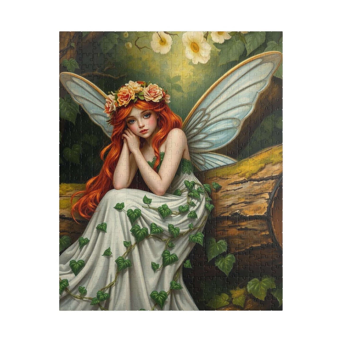 Moss and Memory Whimsical Fairy Puzzle - Enchanting 110-1014 Piece Jigsaw for Relaxation, Gift for Fantasy Lovers, Home Decor, Family Fun 520 pcs (Vertical) Puzzle The Puzzle Chest