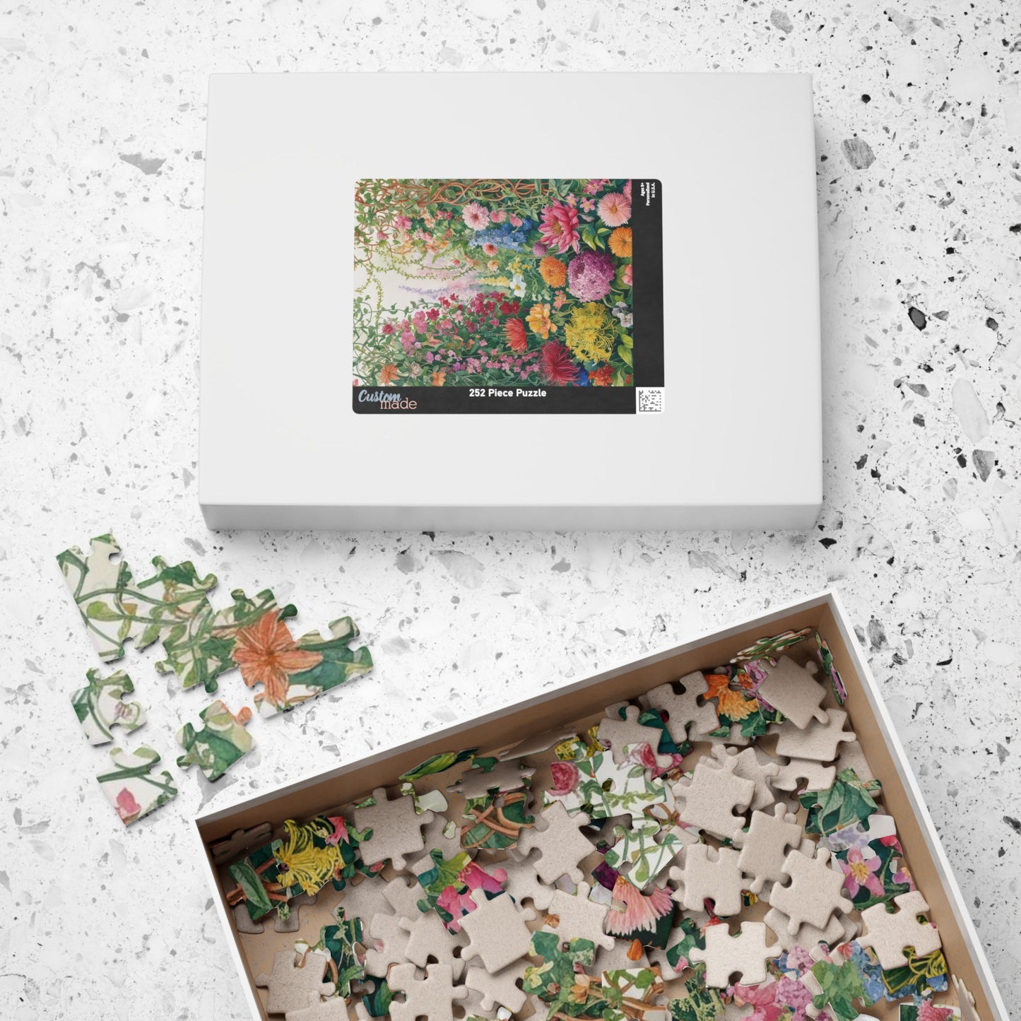 Wildflowers and Vines Puzzle, Garden Flowers Jigsaw, Floral Nature Themed Tabletop Game, 110-1014 Piece Botanical Art, Fun Family Activity Puzzle The Puzzle Chest