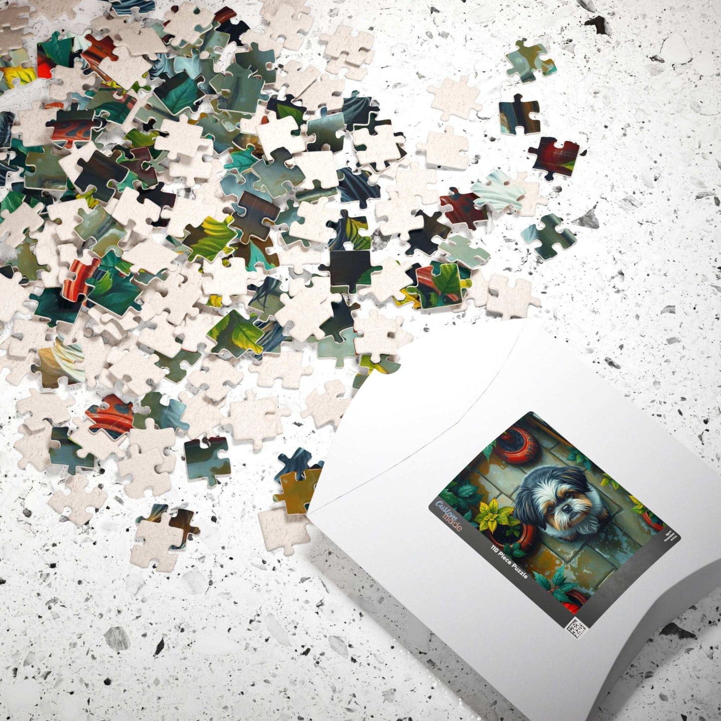 Whimsical Dog Jigsaw Puzzle - Shih Tzu, Gift for Pet Lovers, Family Fun Activity, Home Decor, Rainy Day Playtime, Animal Lovers Collection Puzzle The Puzzle Chest
