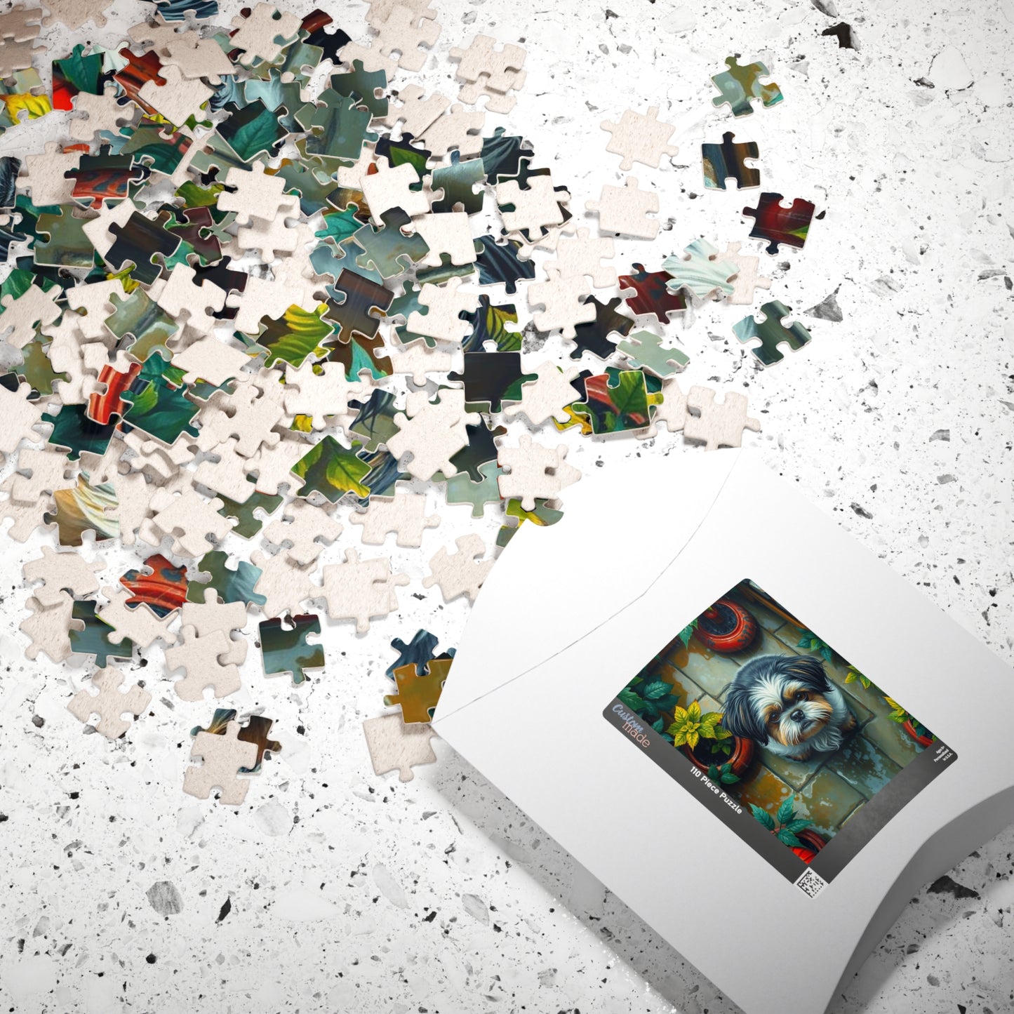 Whimsical Dog Jigsaw Puzzle - Shih Tzu, Gift for Pet Lovers, Family Fun Activity, Home Decor, Rainy Day Playtime, Animal Lovers Collection Puzzle The Puzzle Chest