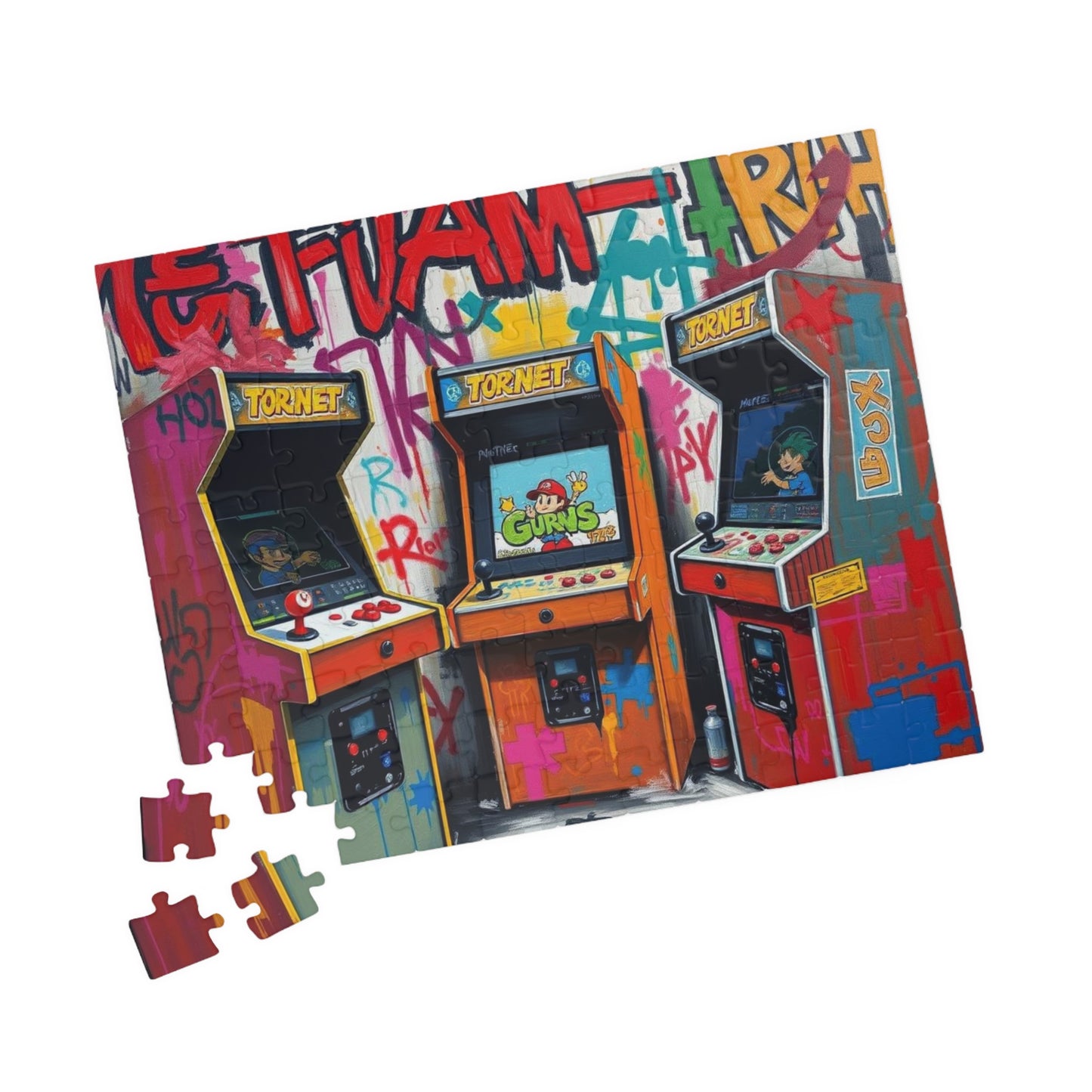 Arcade Nostalgia Puzzle - Pop Art Puzzle for Adults, Retro Gaming, Ideal for Game Lovers, Family Fun, Birthday Gifts, Home Entertainment Puzzle The Puzzle Chest