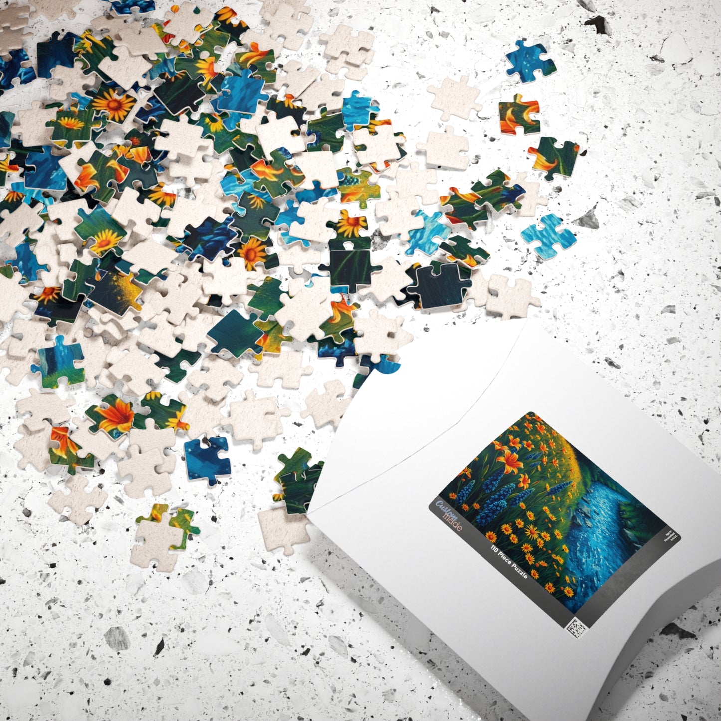 Scenic Nature Puzzle, Landscape Jigsaw Game for Adults, Gift for Friend, Nature Lover Present, Family Fun Indoor Activity, Mindfulness Puzzle The Puzzle Chest