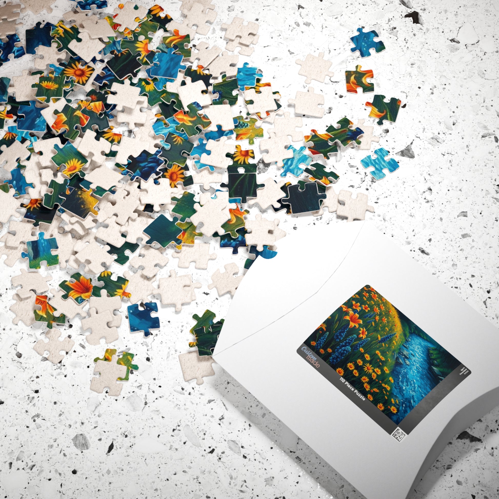 Scenic Nature Puzzle, Landscape Jigsaw Game for Adults, Gift for Friend, Nature Lover Present, Family Fun Indoor Activity, Mindfulness Puzzle The Puzzle Chest