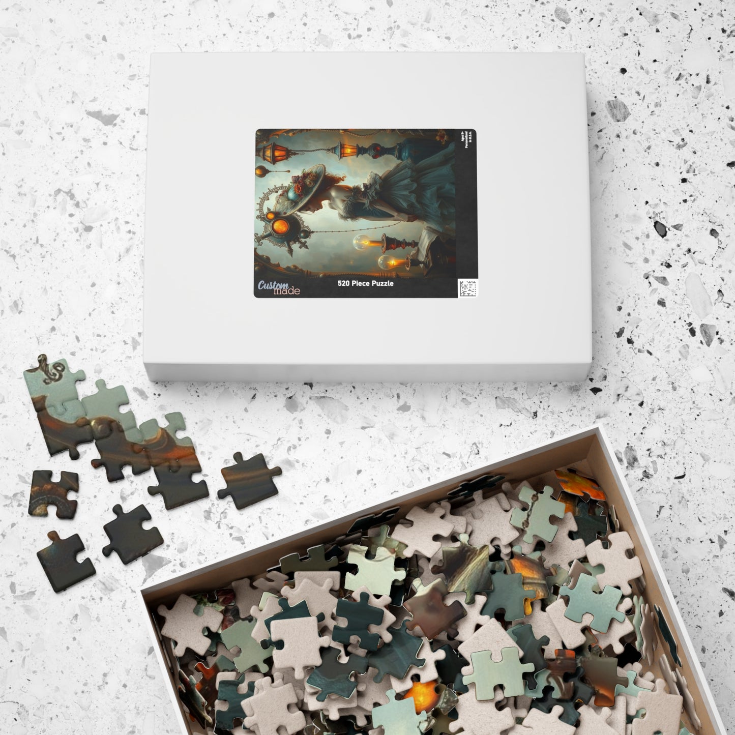 Steampunk Puzzle: Enchanting Design for Puzzle Lovers, Frameable Decor, Gift for Art Lover, Family Game Night Activity, Unique Art Piece Puzzle The Puzzle Chest