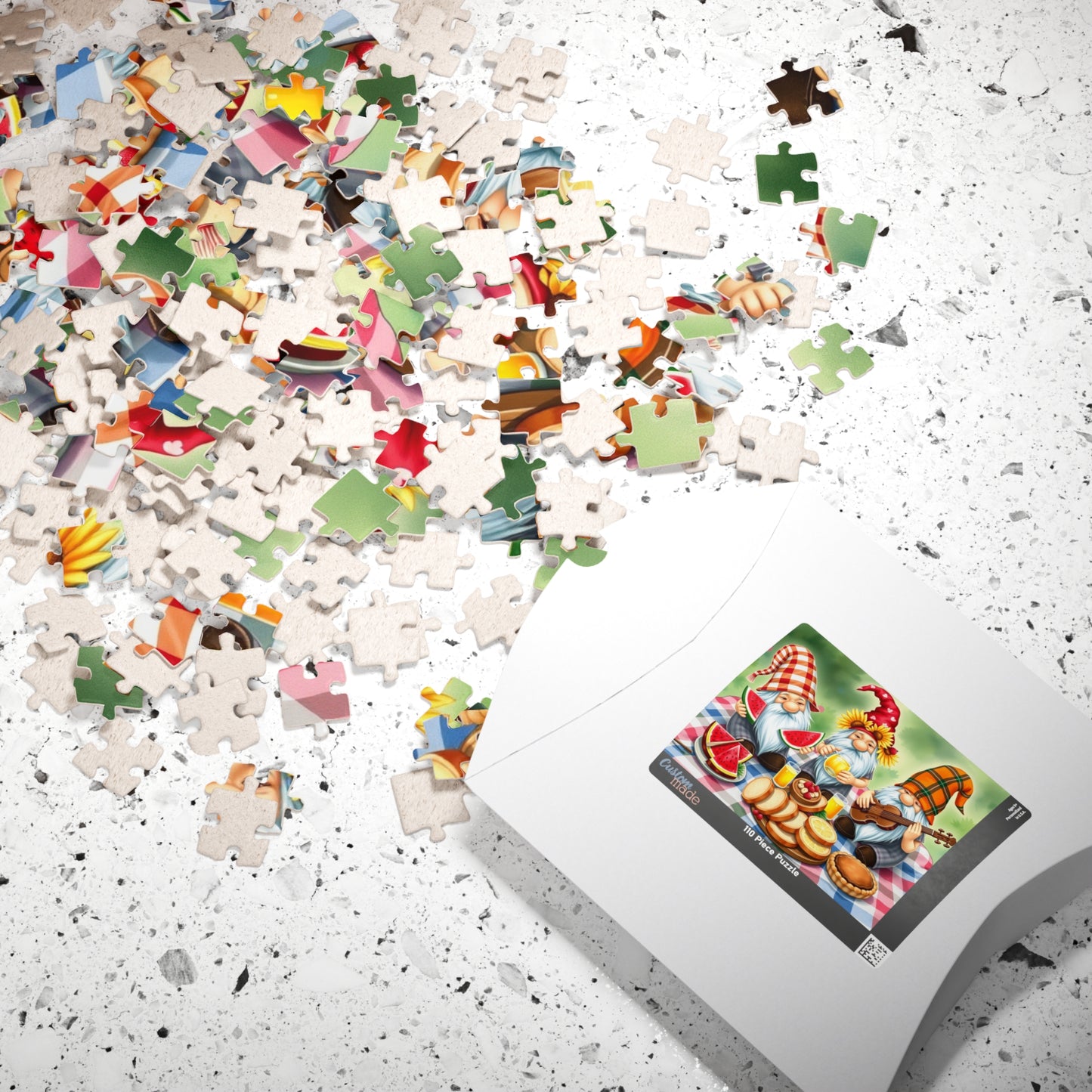 Harvest Picnic Gnome Puzzle - Autumn Themed Jigsaw Game Puzzle The Puzzle Chest