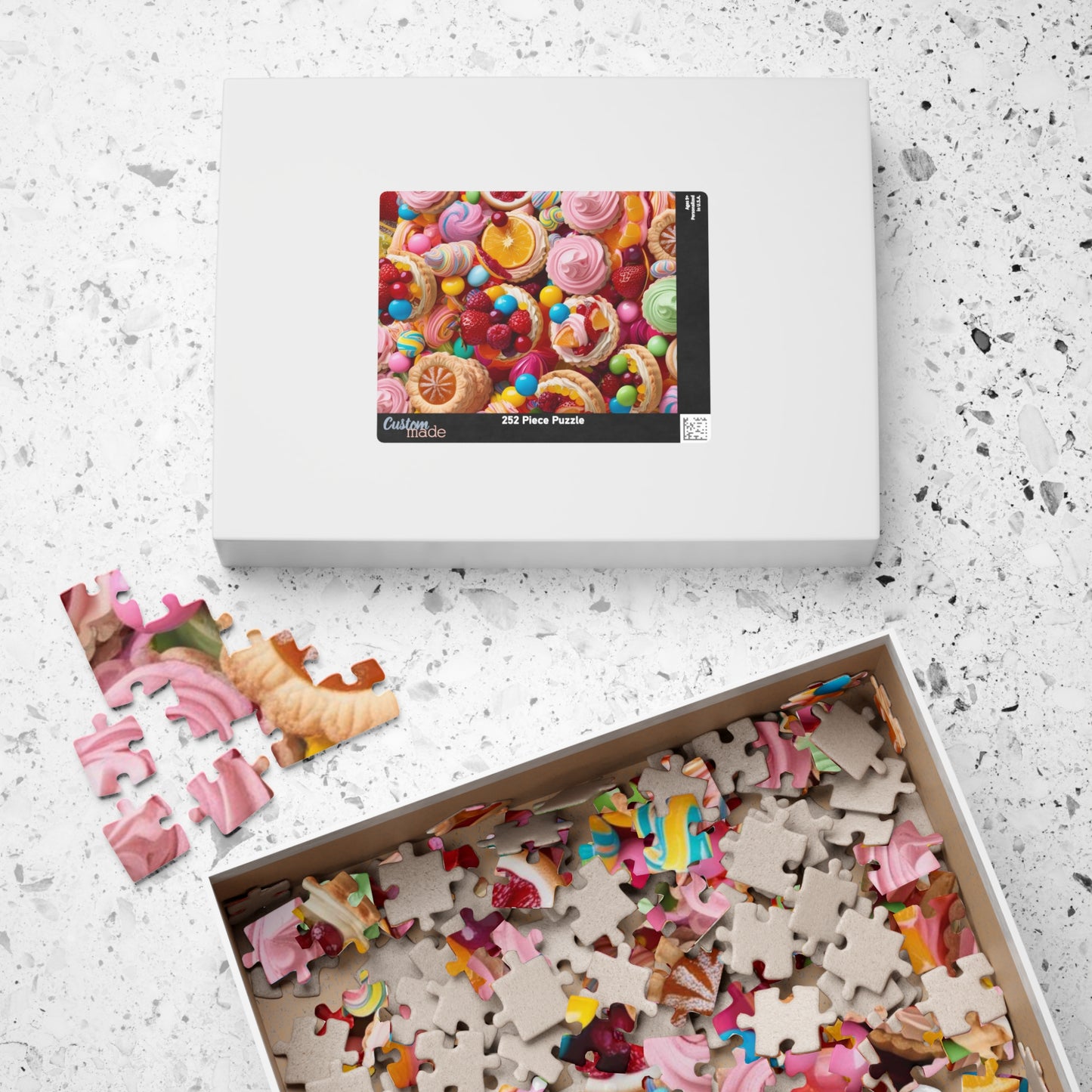 Sweet Treats Collage Puzzle, Perfect for Family or Solo Fun, Birthday Gifts, Rainy Day Entertainment, Holiday Gatherings Puzzle The Puzzle Chest