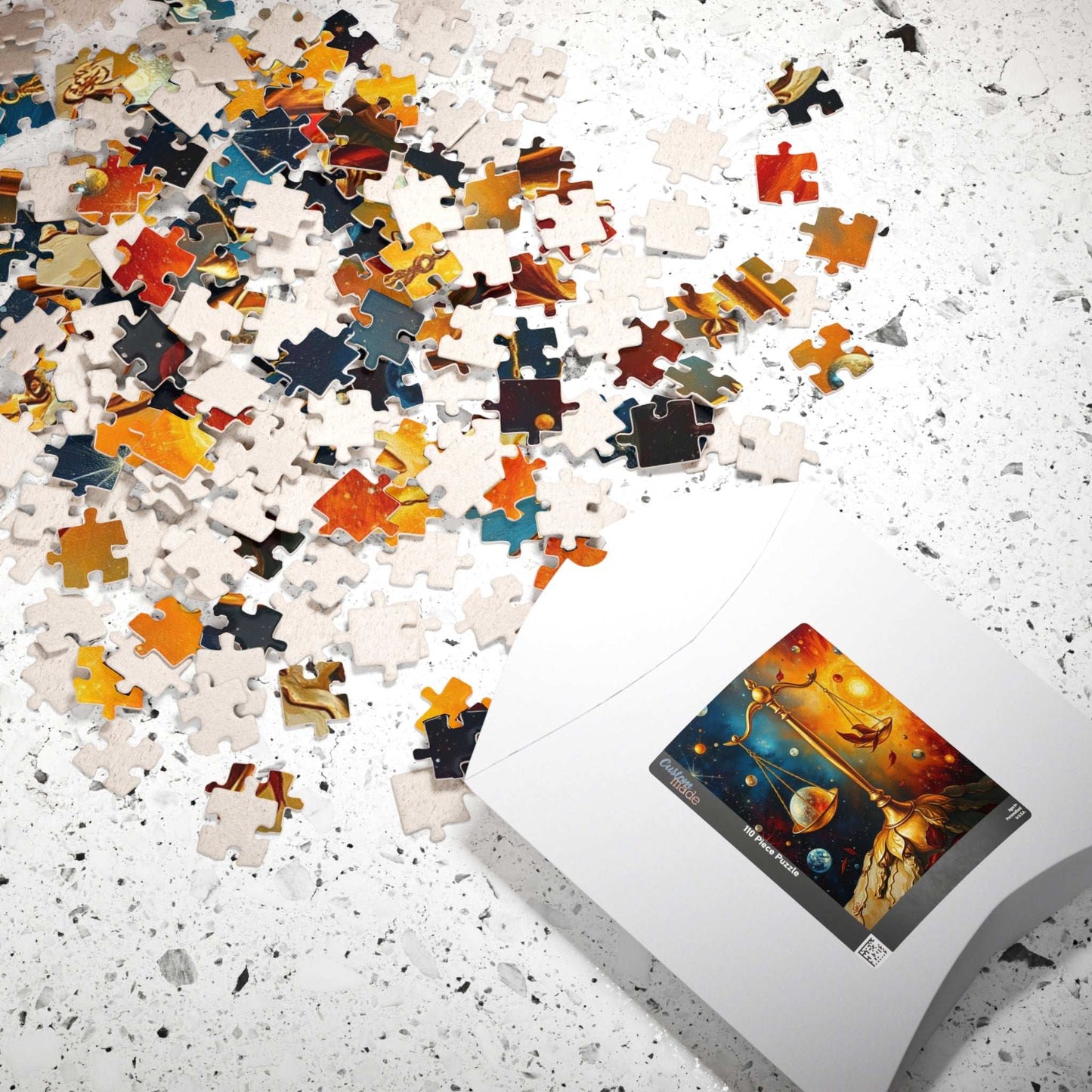 Celestial Balance Puzzle | Libra Zodiac Sign Jigsaw Game | Astrology Inspired | Friend Mindfulness Gift | Fun Family Activity | Brain Teaser Puzzle The Puzzle Chest