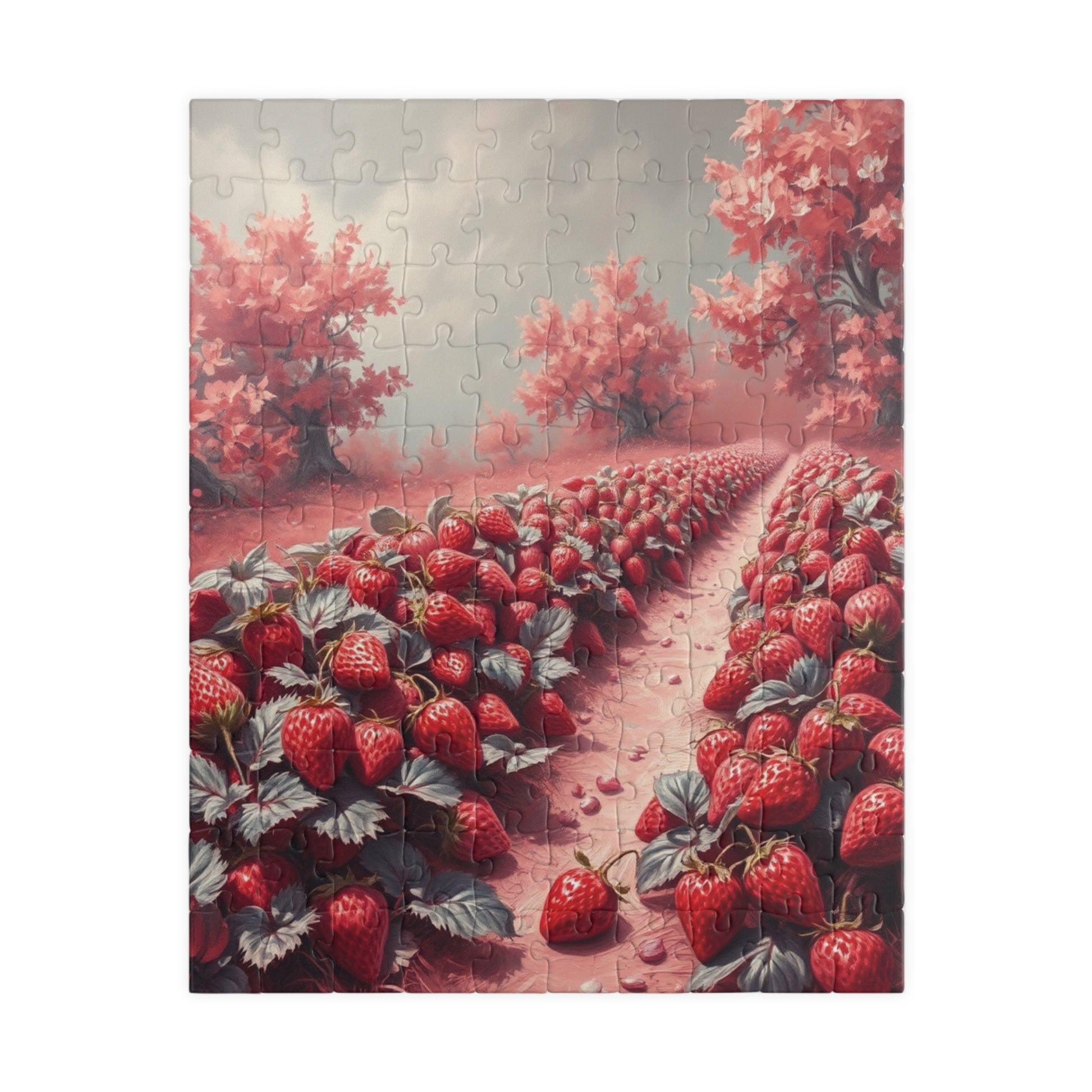 Mystic Strawberry Patch Jigsaw Puzzle (110-1014 Piece) - Surreal Infrared Tones, Enchanting Atmosphere, Dreamlike Puzzle, Fun Family Puzzle The Puzzle Chest