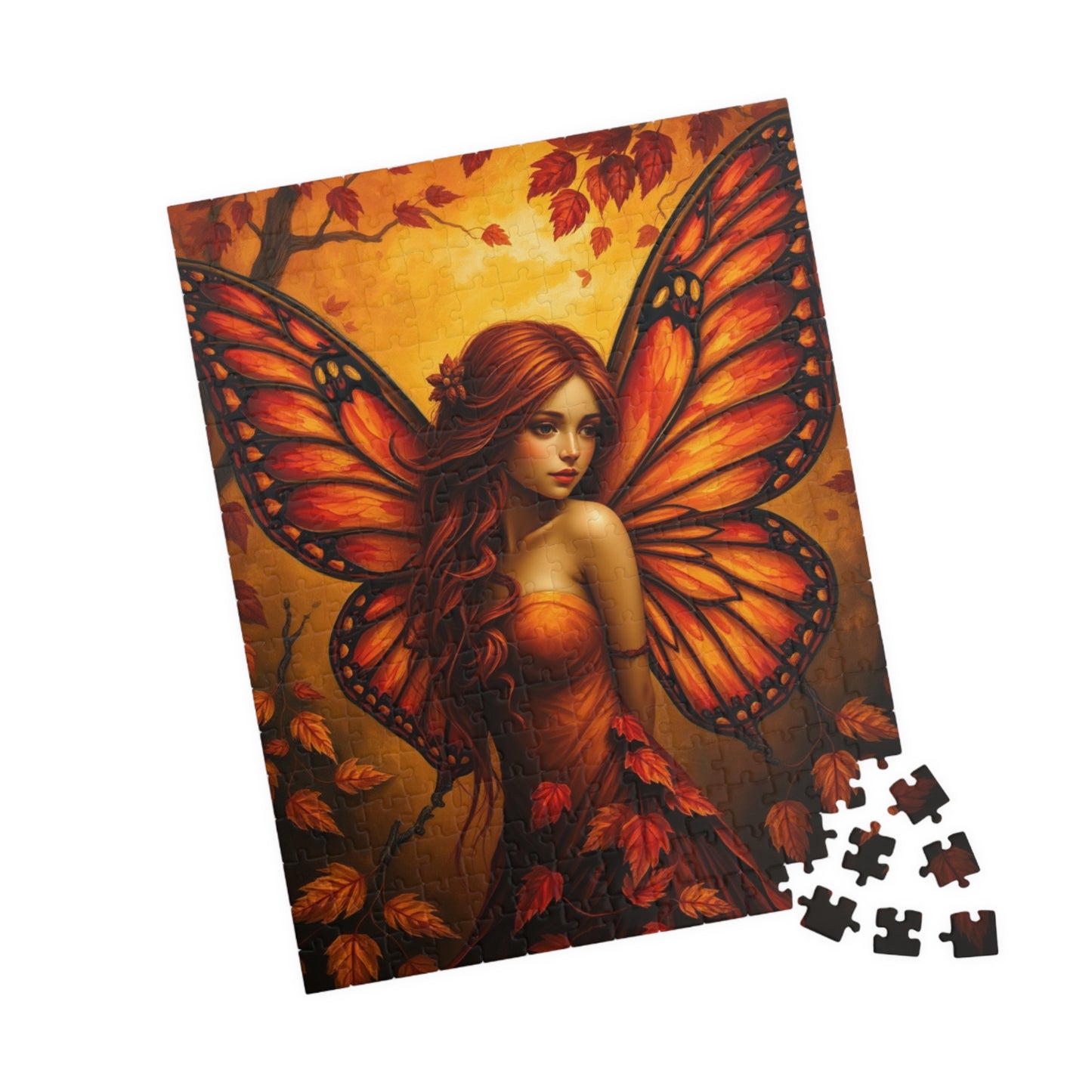 Autumn Spirit Fairy Puzzle, Enchanting Mystical Artwork for Puzzle Lover, Ideal Gift for Holiday, Collectible Art, Mindful Relaxing Activity Puzzle The Puzzle Chest