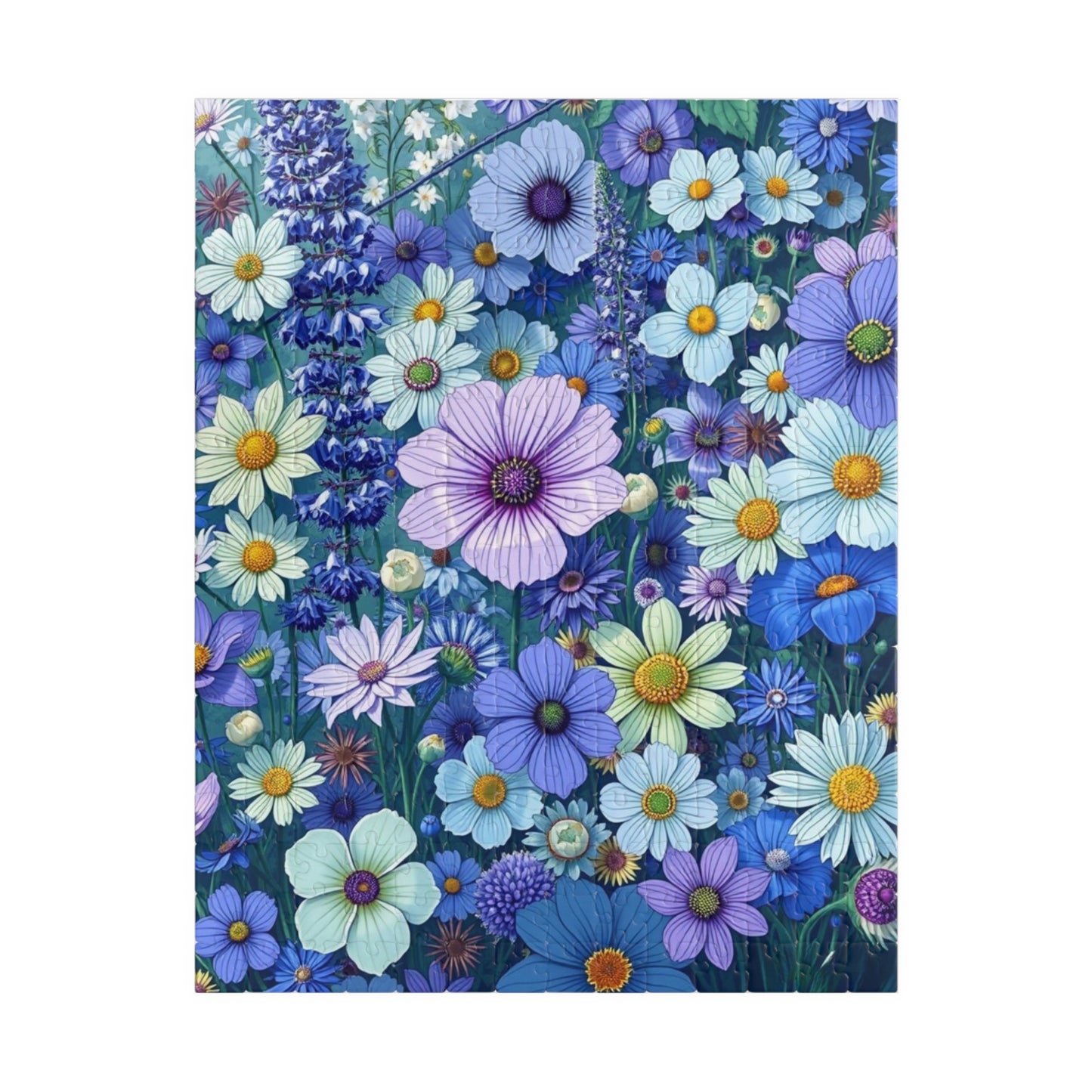Floral Jigsaw Puzzle, 110 252 520 1014-Piece Puzzle, Nature Gift, Home Décor, Mindfulness Activity, Flower Lovers, Frameable Art 252 pcs (Vertical) Puzzle The Puzzle Chest