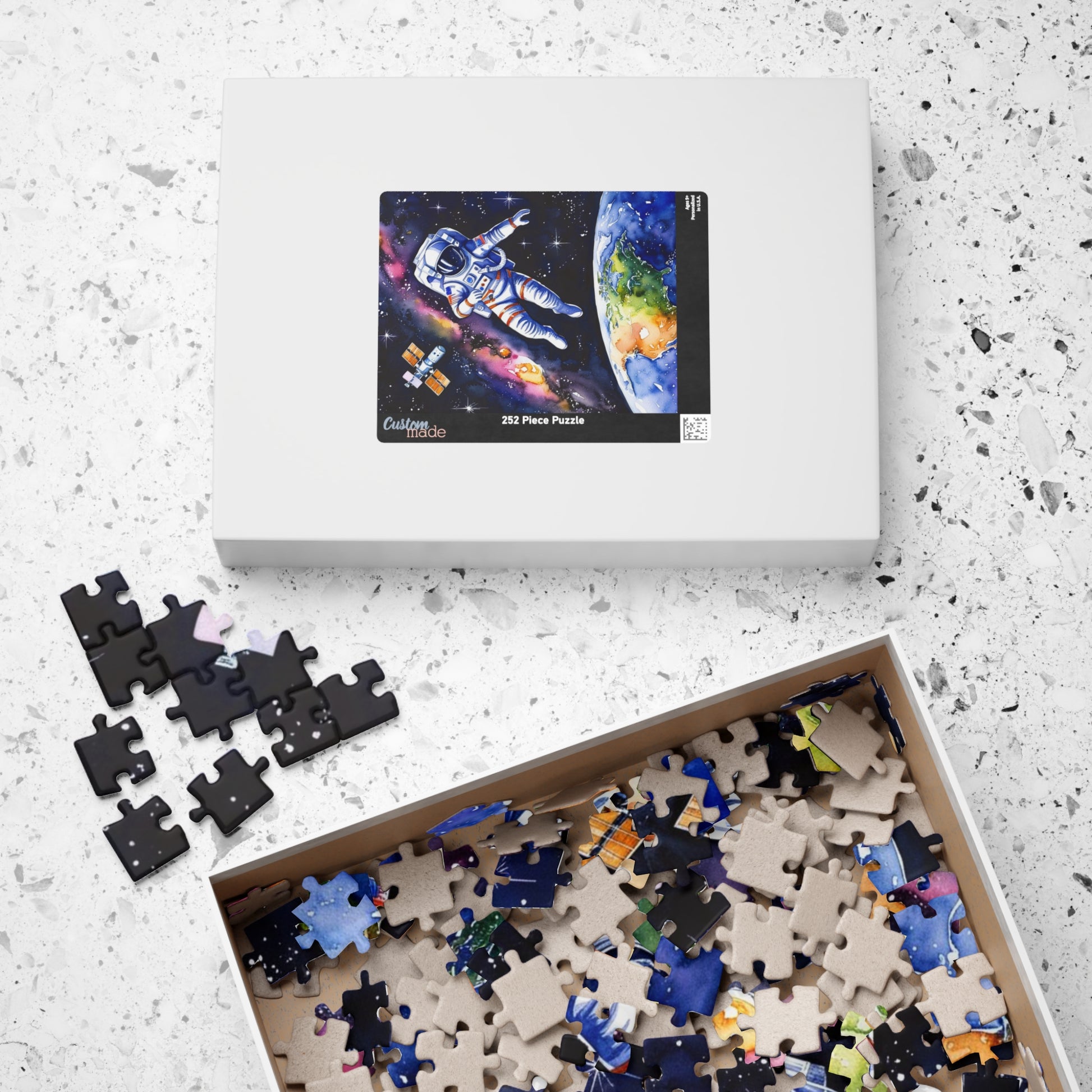 Astronaut Space Puzzle, Cosmic Jigsaw Game Relaxation and Mindfulness for Space Enthusiasts and Puzzle Lovers Fun Space-Themed Activity Puzzle The Puzzle Chest