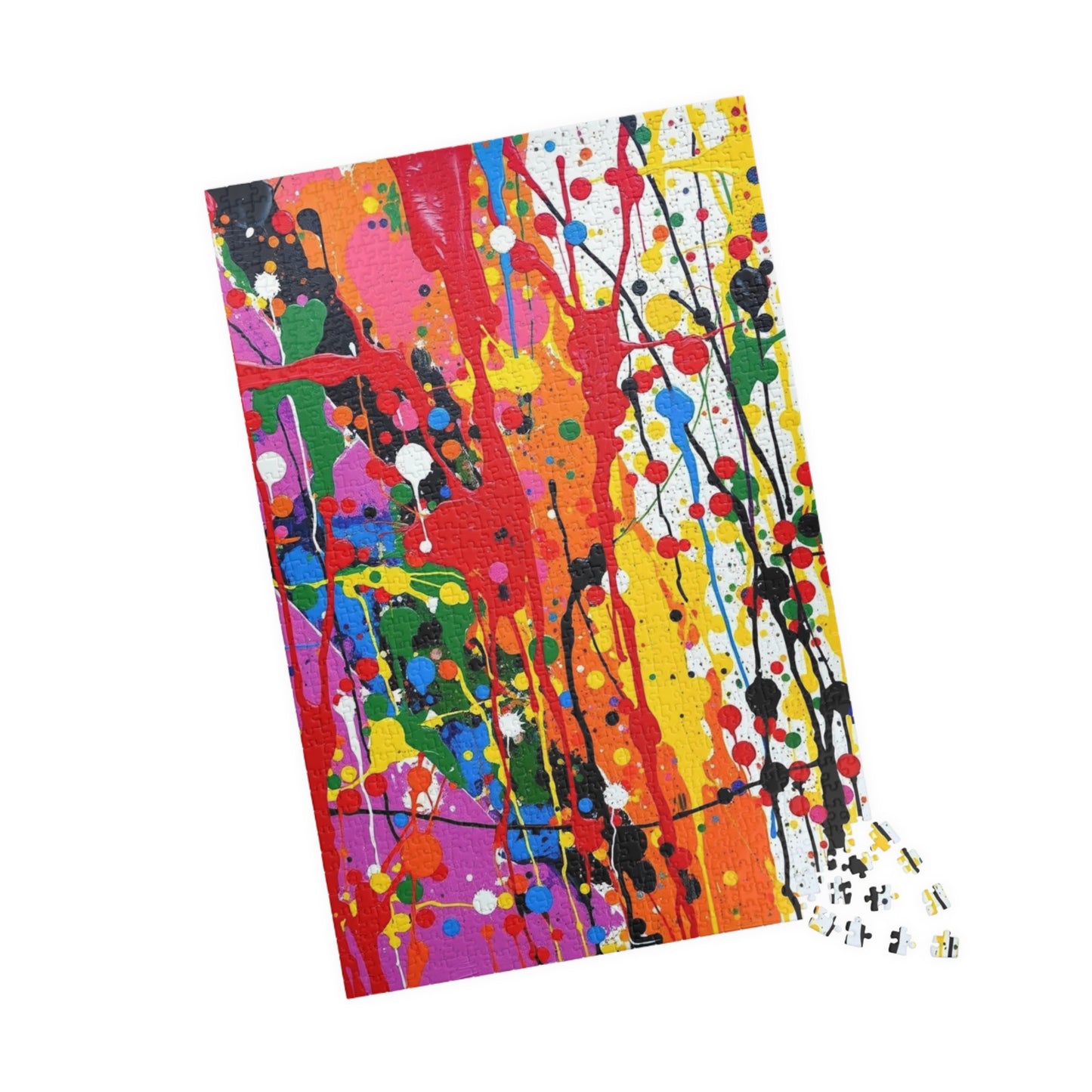 Colorful Abstract Art Puzzle for Family Activity or Solo Fun, Creative Puzzle Lover Gift for Adults, Mental Exercise for Seniors Puzzle The Puzzle Chest