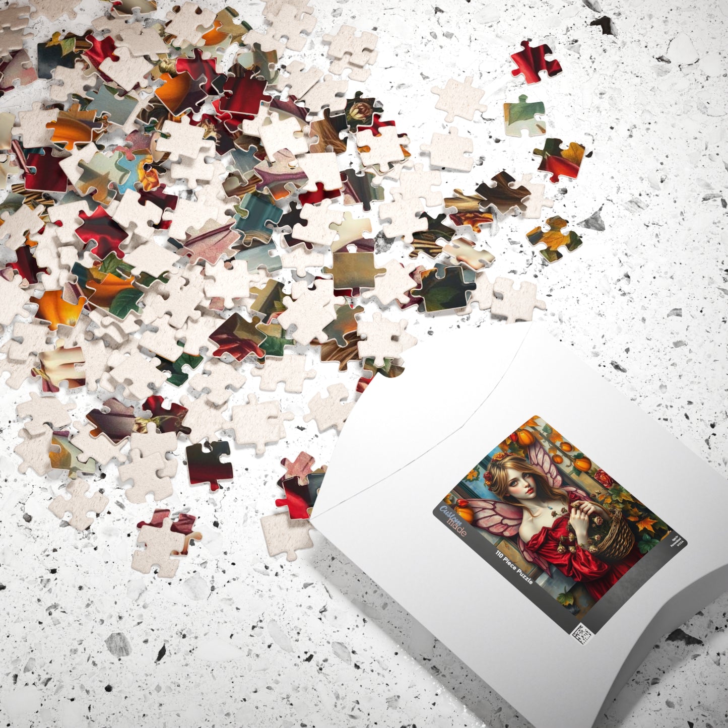 Melancholy Fairy Jigsaw Puzzle - Autumnal Backdrop, 110-1014 Piece Fantasy Artwork for Family Fun, Gift for Puzzle Lover, Unique Home Decor Puzzle The Puzzle Chest