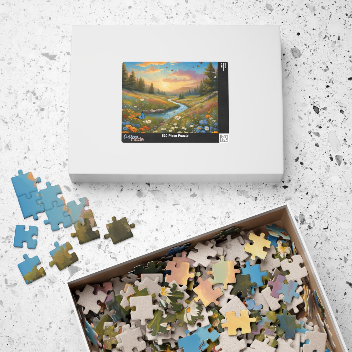 Serene Nature Puzzle - 110, 252, 520, 1014-piece, Family Activity, Home Decor, Gift for Nature Lovers, Mindfulness, Challenge Your Puzzle The Puzzle Chest
