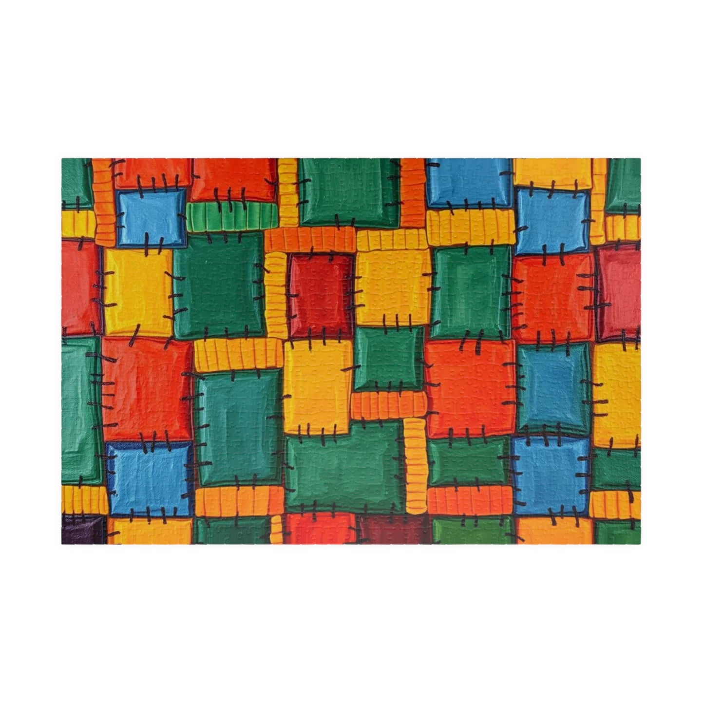 Colorful Puzzle Art - Abstract Jigsaw Game, Fun for Family Nights, Gift for Adults, 110-1014 Piece Family Activity, Game Nights 1014 pcs (Horizontal) Puzzle The Puzzle Chest