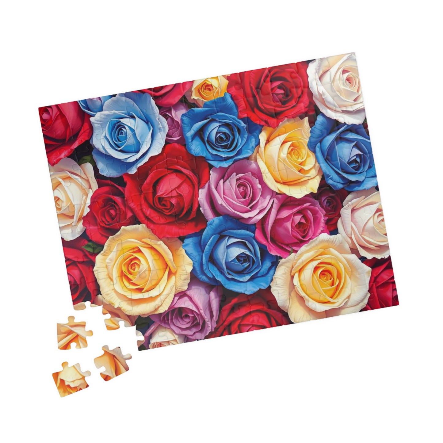 Beautiful Floral Rose Puzzle 1000 Piece Jigsaw Puzzle for Adults Perfect Gift for Family Bonding, Game Night, Flower Lovers, Mental Exercise Puzzle The Puzzle Chest