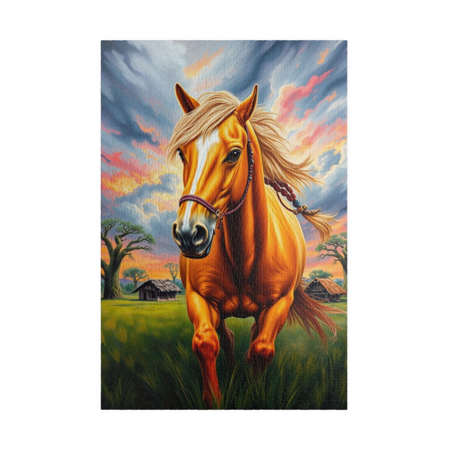 Horse Lover's Puzzle, 110-1014 Piece Jigsaw Game for Adults, Perfect Gift for Equine Enthusiasts, Family Fun, Home Entertainment, Horsey Art 1014 pcs (Vertical) Puzzle The Puzzle Chest