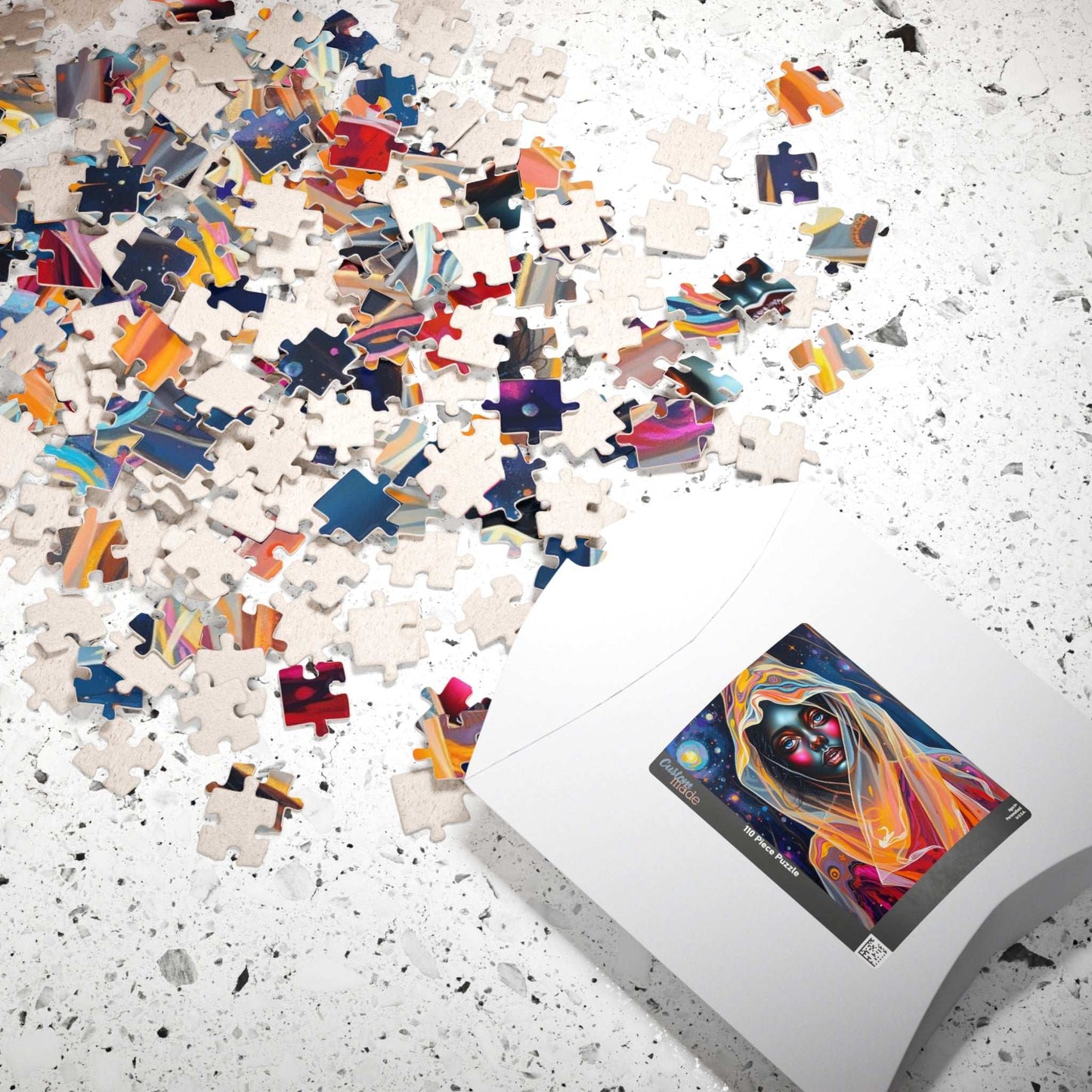 Mysterious Witch Portrait Puzzle, Mystical Night Woman 110, 252, 520, 1014-piece Jigsaw Game, Relaxation Gift for Art Lover, Home Activity Puzzle The Puzzle Chest