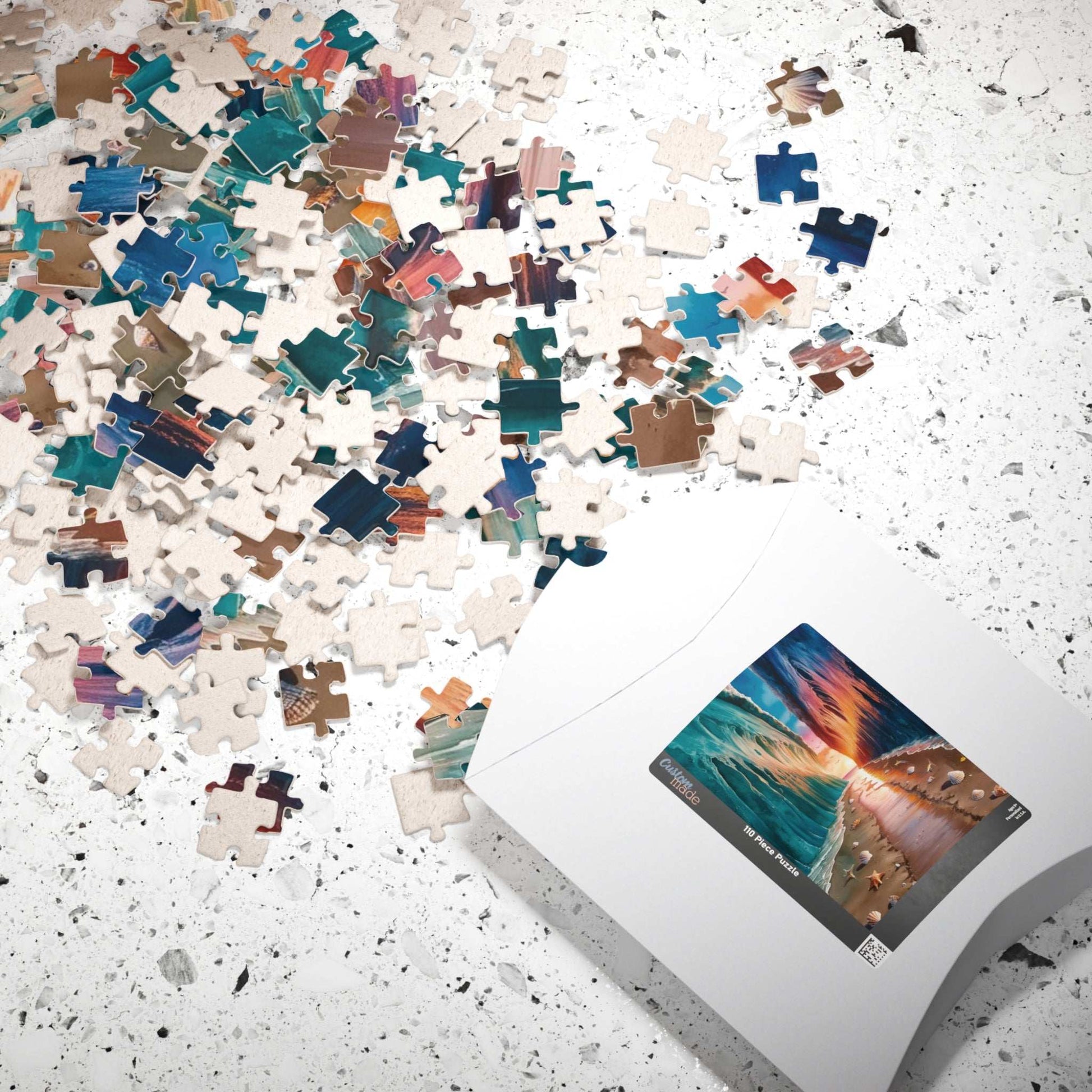 Religious Christian Puzzle: Parting of the Red Sea, Biblical Scene Jigsaw, Educational Activity, Family Game Night, Best Unique Gift, Hobby Puzzle The Puzzle Chest