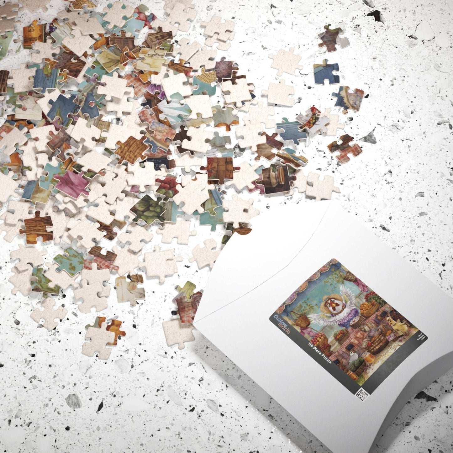 Chicken Farmer Jigsaw Puzzle, Bird Puzzle Ideal for Family Fun, Holiday Birthday Gifts, Game Night, Brain Teaser, Creative Hobby Puzzle The Puzzle Chest
