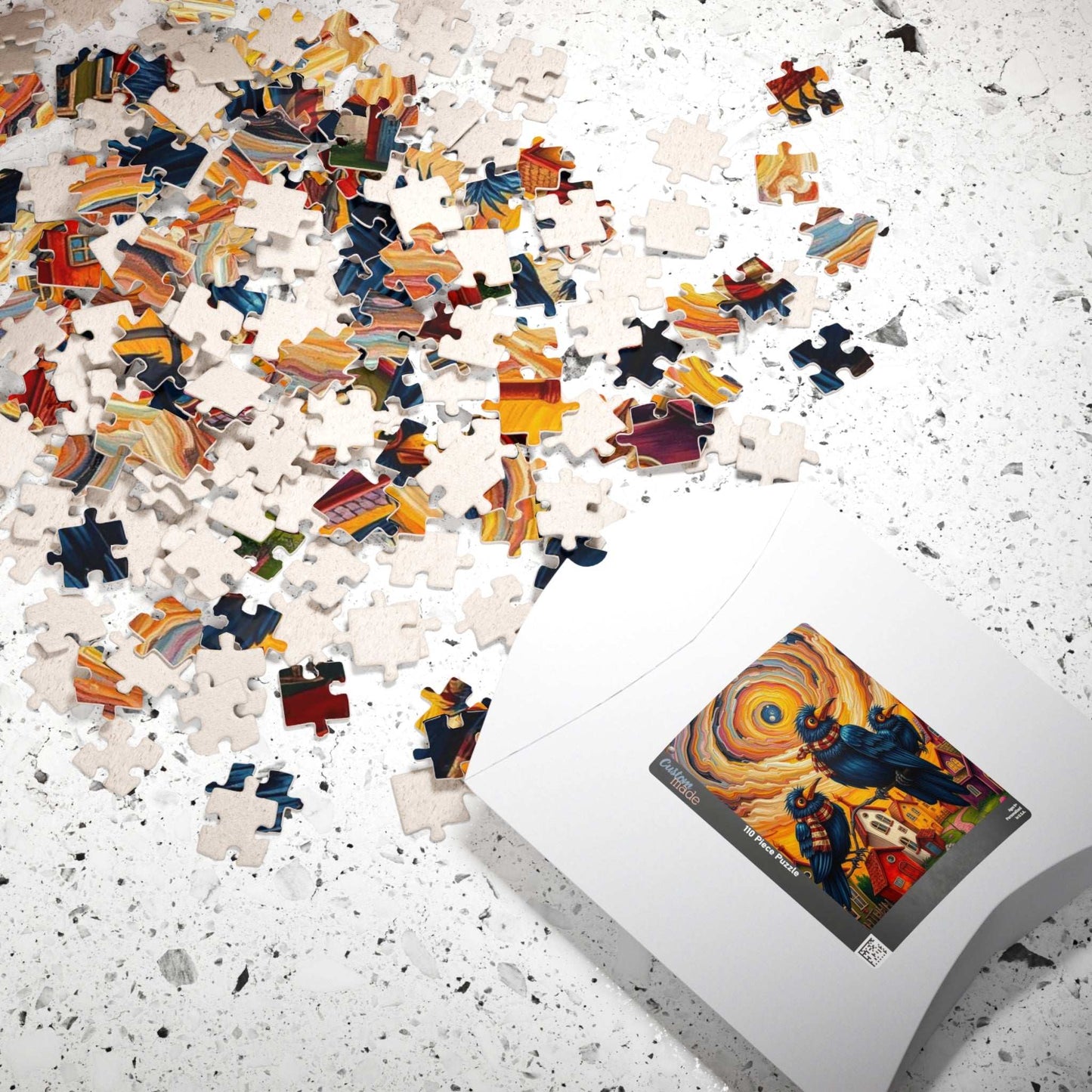 Colorful Bird Puzzle for Adults - Fun Halloween Jigsaw Game for Family Night, Bird Lover Gift for Friends Holiday Birthday, Brain Teaser Puzzle The Puzzle Chest