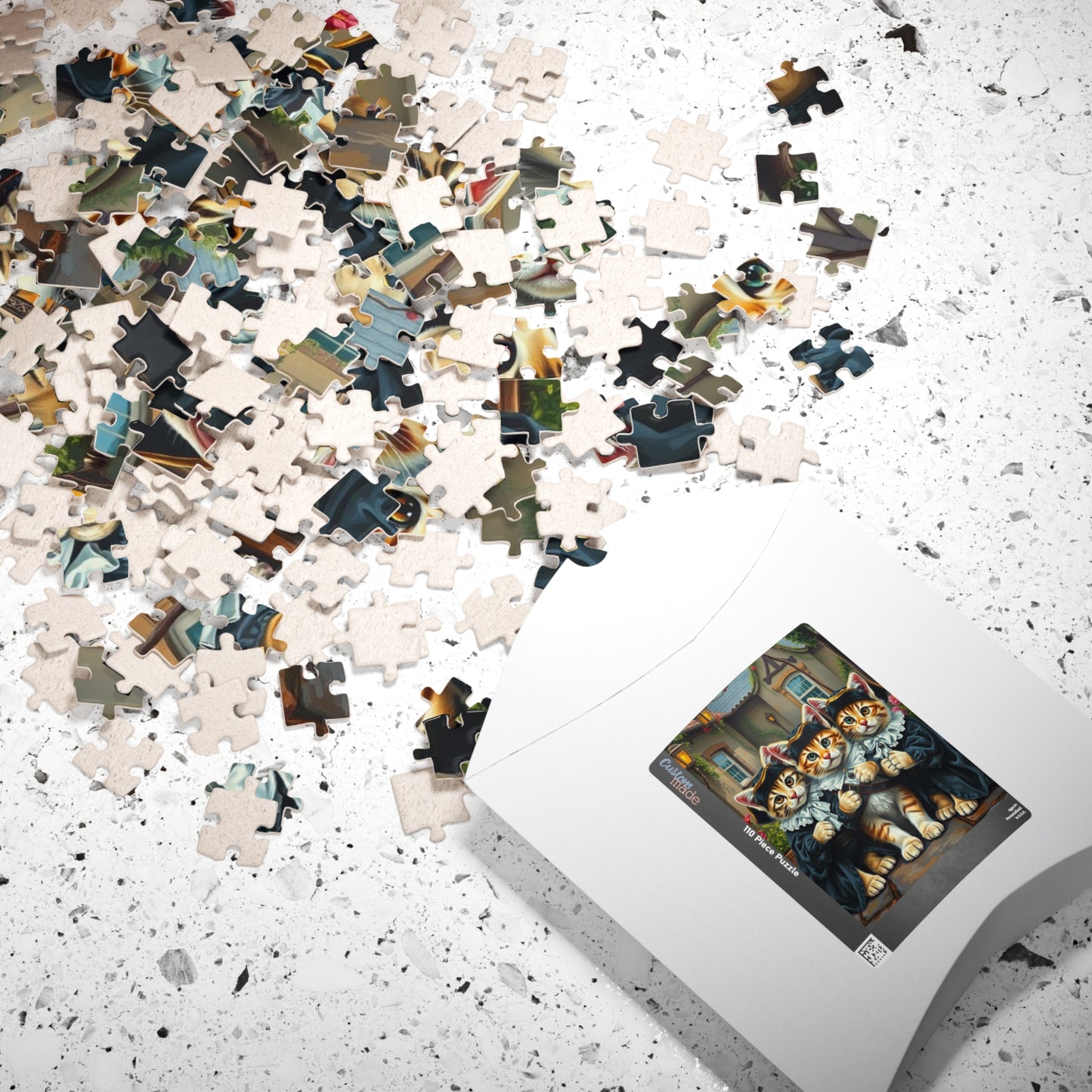 Charming Cat-themed Puzzle, Animal Jigsaw Game, Fun Family Activity, Best Cat Lover Gift Puzzle The Puzzle Chest