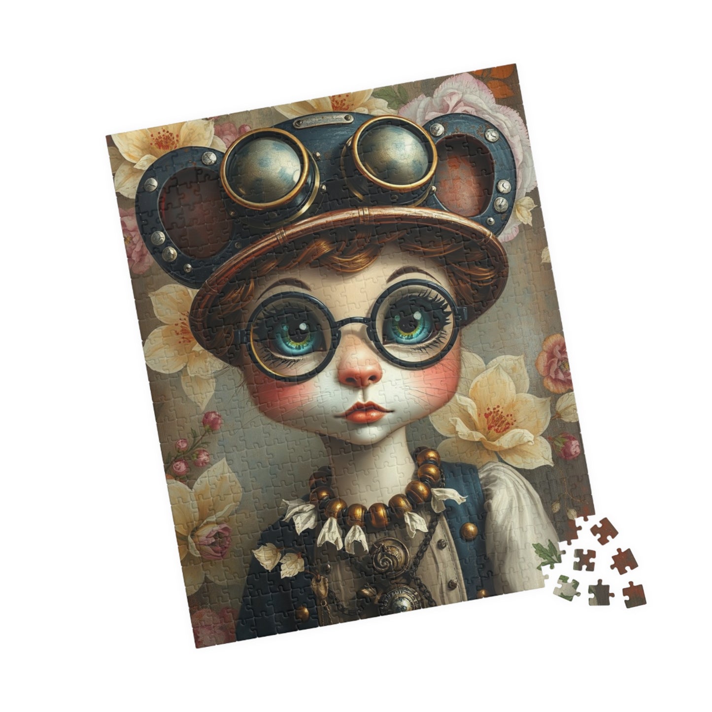 Whimsical Steampunk Character Puzzle - 110, 252, 520, 1014-piece, Fun Activity for Home Entertainment, Gift for Puzzle Loving Friend Puzzle The Puzzle Chest