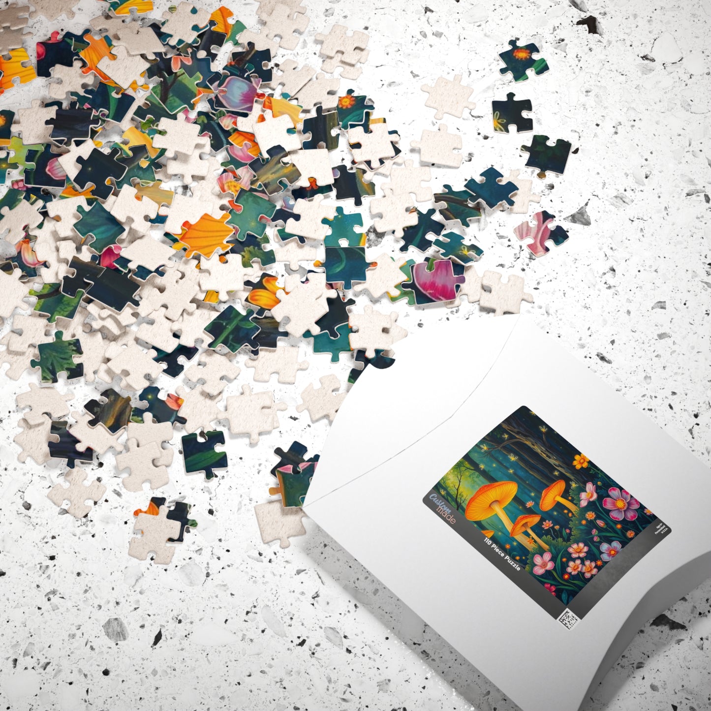 Mushroom Forest Puzzle, Nature-Themed Jigsaw Game, 110-1014 Piece Family or Solo Fun, Holiday Birthday Gift for Nature Lover, Friend Puzzle The Puzzle Chest