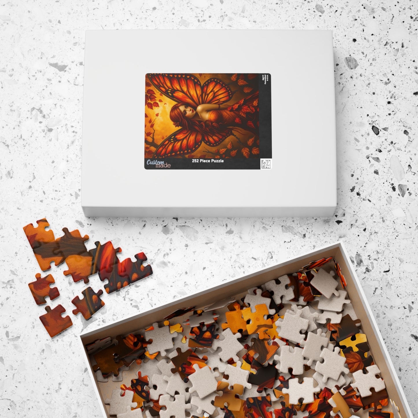 Autumn Spirit Fairy Puzzle, Enchanting Mystical Artwork for Puzzle Lover, Ideal Gift for Holiday, Collectible Art, Mindful Relaxing Activity Puzzle The Puzzle Chest