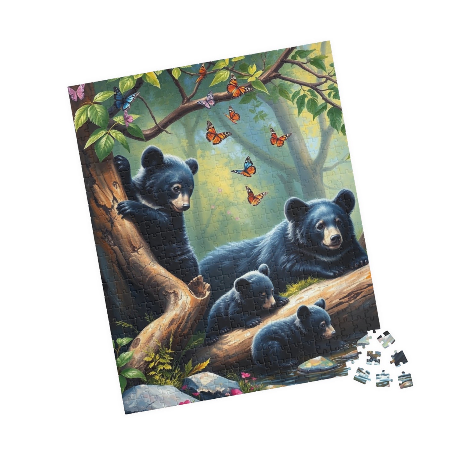 Bear Family Puzzle, Nature Themed Jigsaw for Adults, Wildlife Gift for Nature Lovers, Family Activity, Home Decor Puzzle, Creative Hobby Puzzle The Puzzle Chest