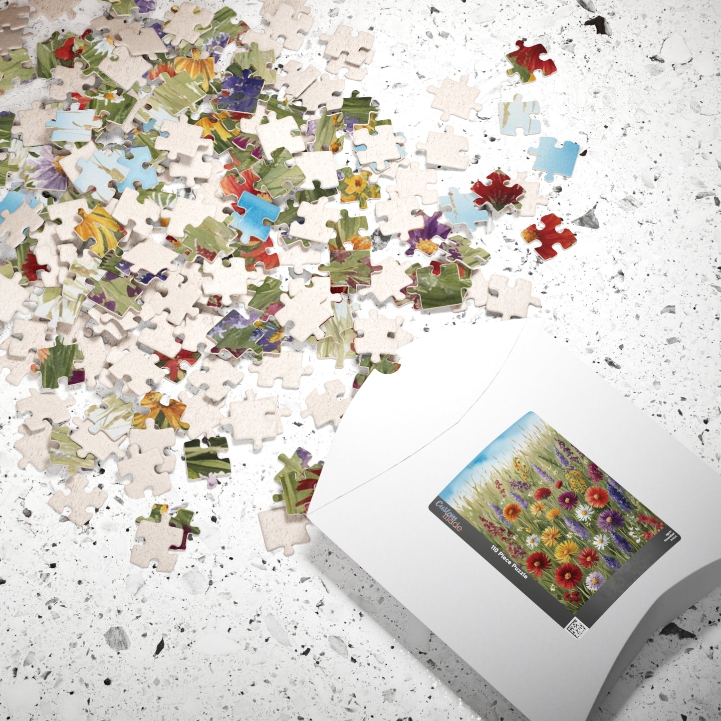 Wildflower Meadow Jigsaw Puzzle for Adult Home Entertainment, 110-1014 Piece, Gift for Puzzle Loving Friends, Family Game Night, Creative Leisure Activity Puzzle The Puzzle Chest