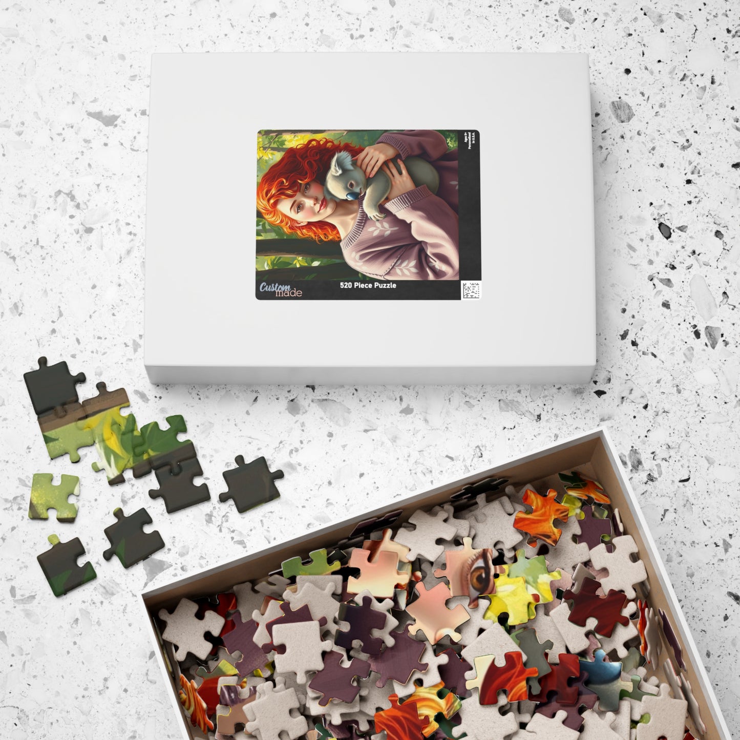 Koala Jigsaw Puzzle, Nature Wildlife Animal Theme Puzzle for Adults, Family Game Night Solo Fun, Gift for Friend, Relaxing Activity Puzzle The Puzzle Chest