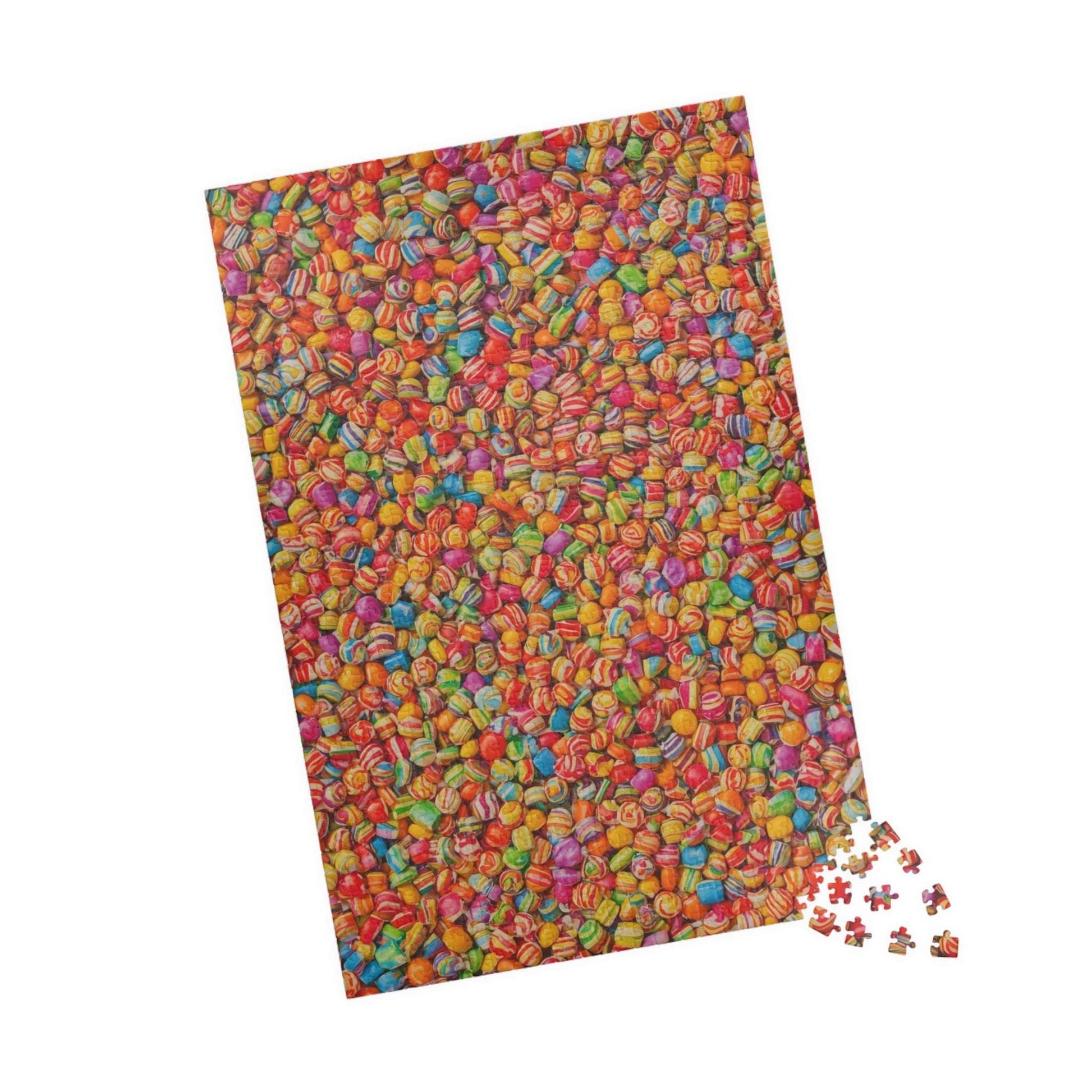 Candy Lovers Collage Jigsaw Puzzle - Bright Overlapping Sweet Treats for a Fun Food Puzzle 1014 pcs (Vertical) Puzzle The Puzzle Chest