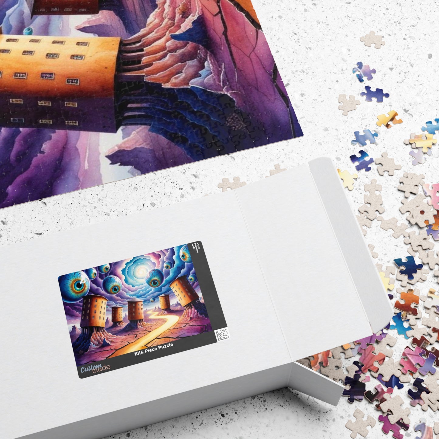 Puzzle, Fantasy Weirdcore Jigsaw for Adults, Surreal Landscape Mind-Bending Game, Interactive Family Activity, Home Entertainment, Hobby Puzzle The Puzzle Chest