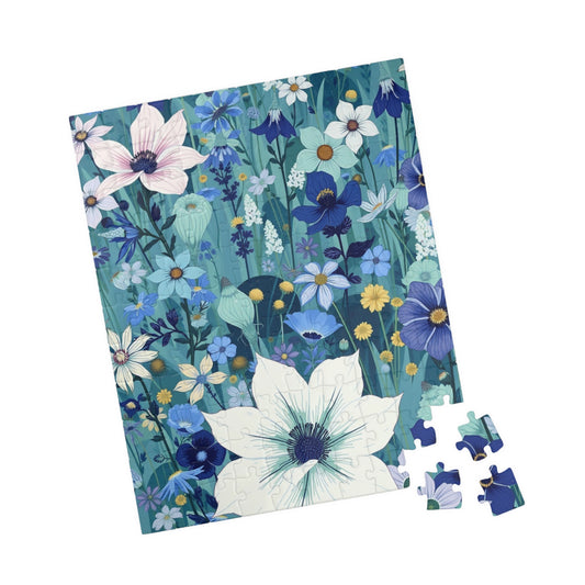 Floral Puzzle - Nature-Inspired Jigsaw Game, Gift for Nature Lovers, Eco-Friendly Solo Fun or Family Entertainment Puzzle The Puzzle Chest