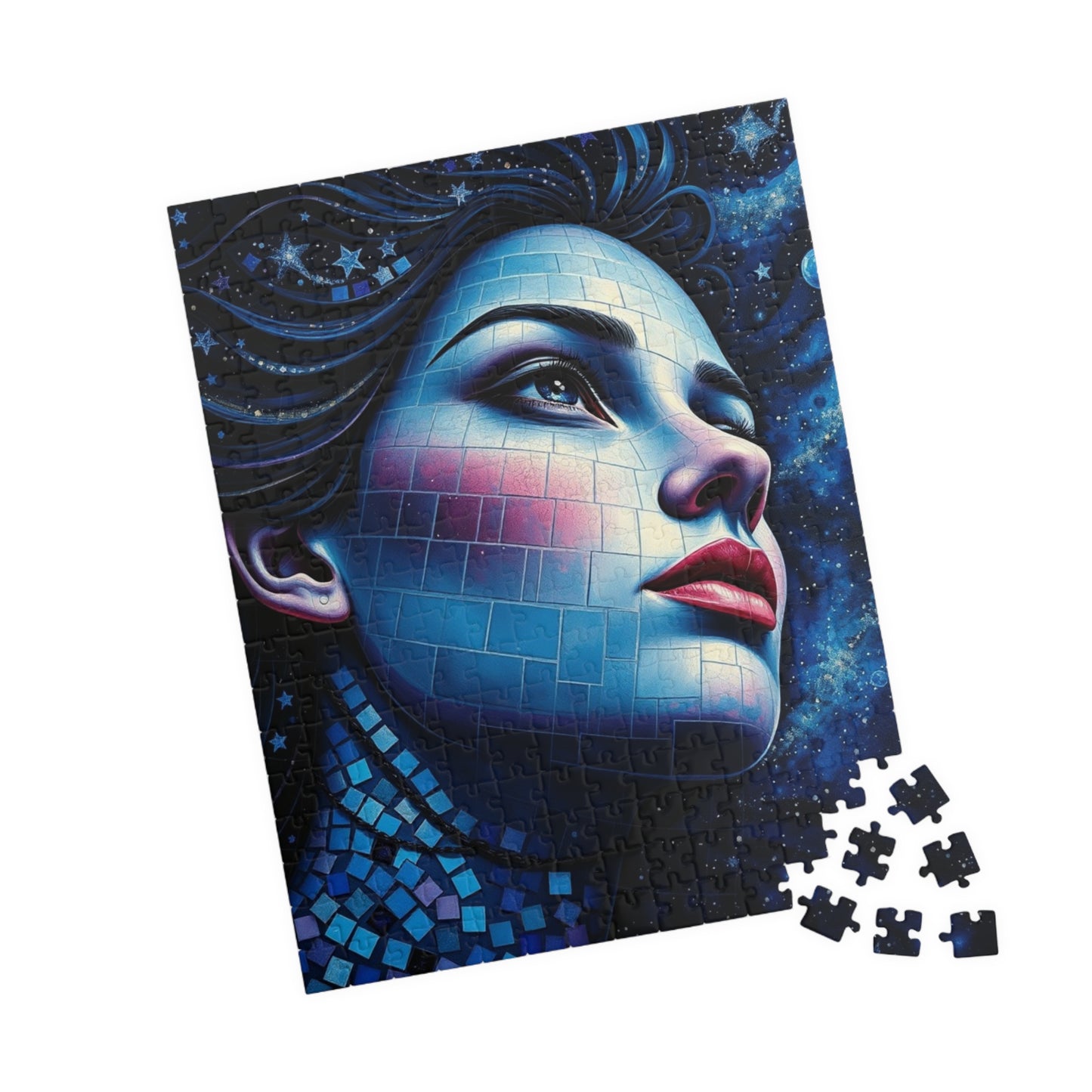 Mystical Woman Mosaic Jigsaw Puzzle, 110-1014 Pieces, Unique Puzzle Artwork, Perfect Gift for Art Lovers, Relaxation, Family Game Night Puzzle The Puzzle Chest