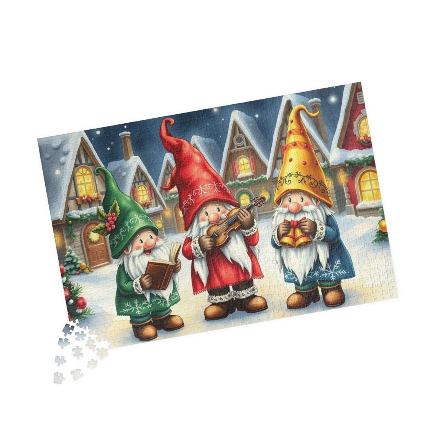 Christmas Gnome Puzzle - Festive Winter Holiday Jigsaw Puzzle 1014 pcs (Horizontal) Puzzle The Puzzle Chest