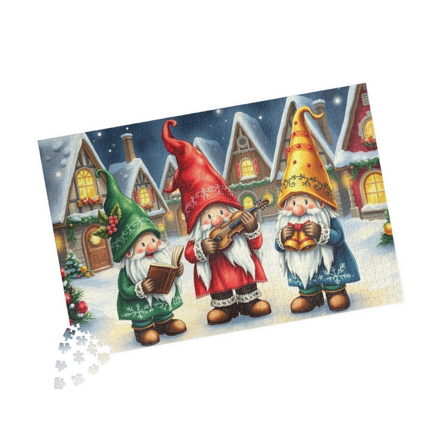 Christmas Gnome Puzzle - Festive Winter Holiday Jigsaw Puzzle 1014 pcs (Horizontal) Puzzle The Puzzle Chest