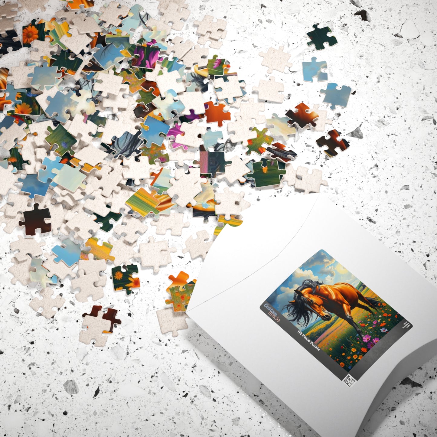Majestic Horse Puzzle - 110, 252, 520, 1014-pieces - Perfect Gift for Horse Lovers, Family Fun, Game Night, Art Enthusiasts Puzzle The Puzzle Chest