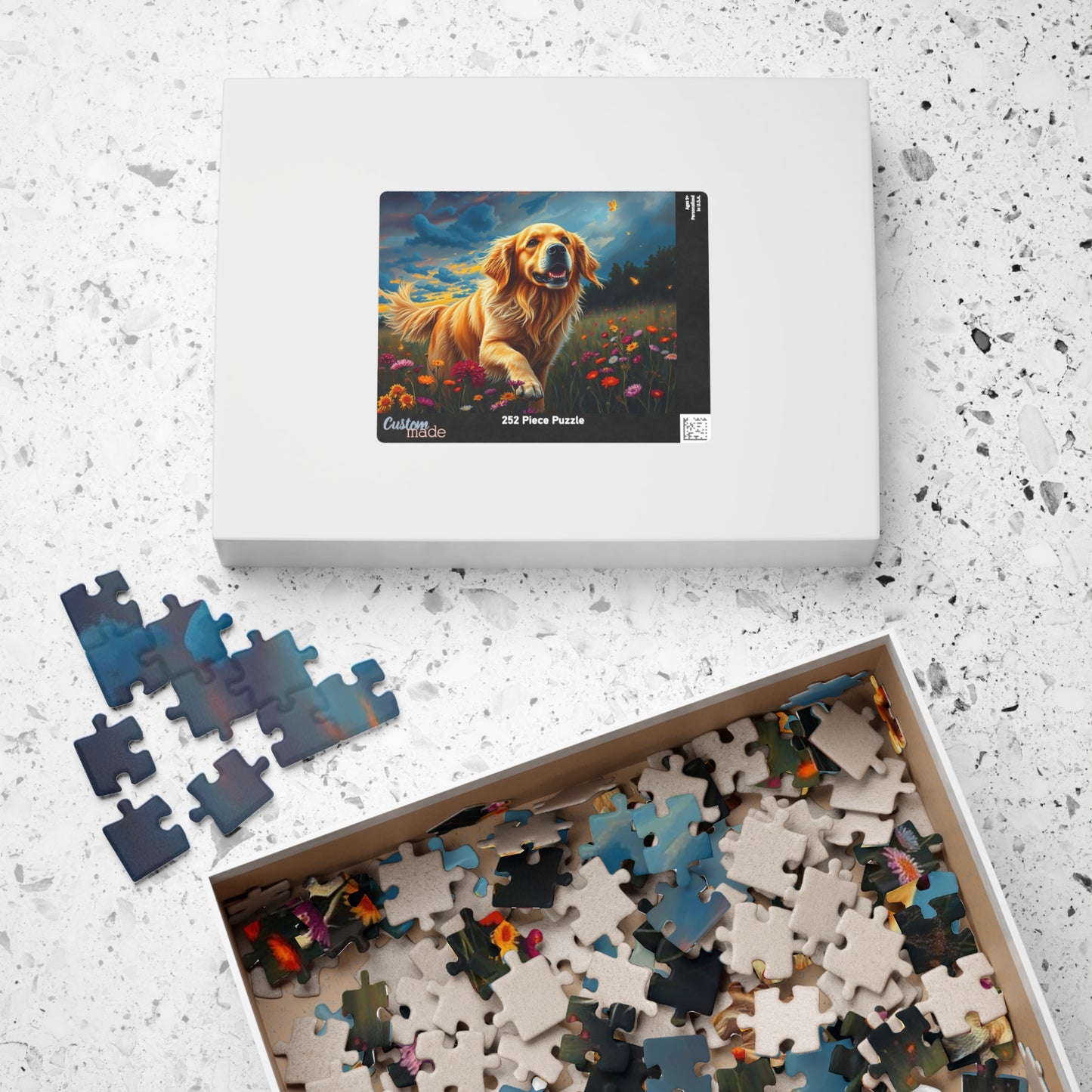 Golden Retriever Puzzle | 110-1014 Piece Dog Lover Jigsaw, Gift for Friend Pet Owner, Family Activity Solo Fun, Quiet Pastime Puzzle The Puzzle Chest