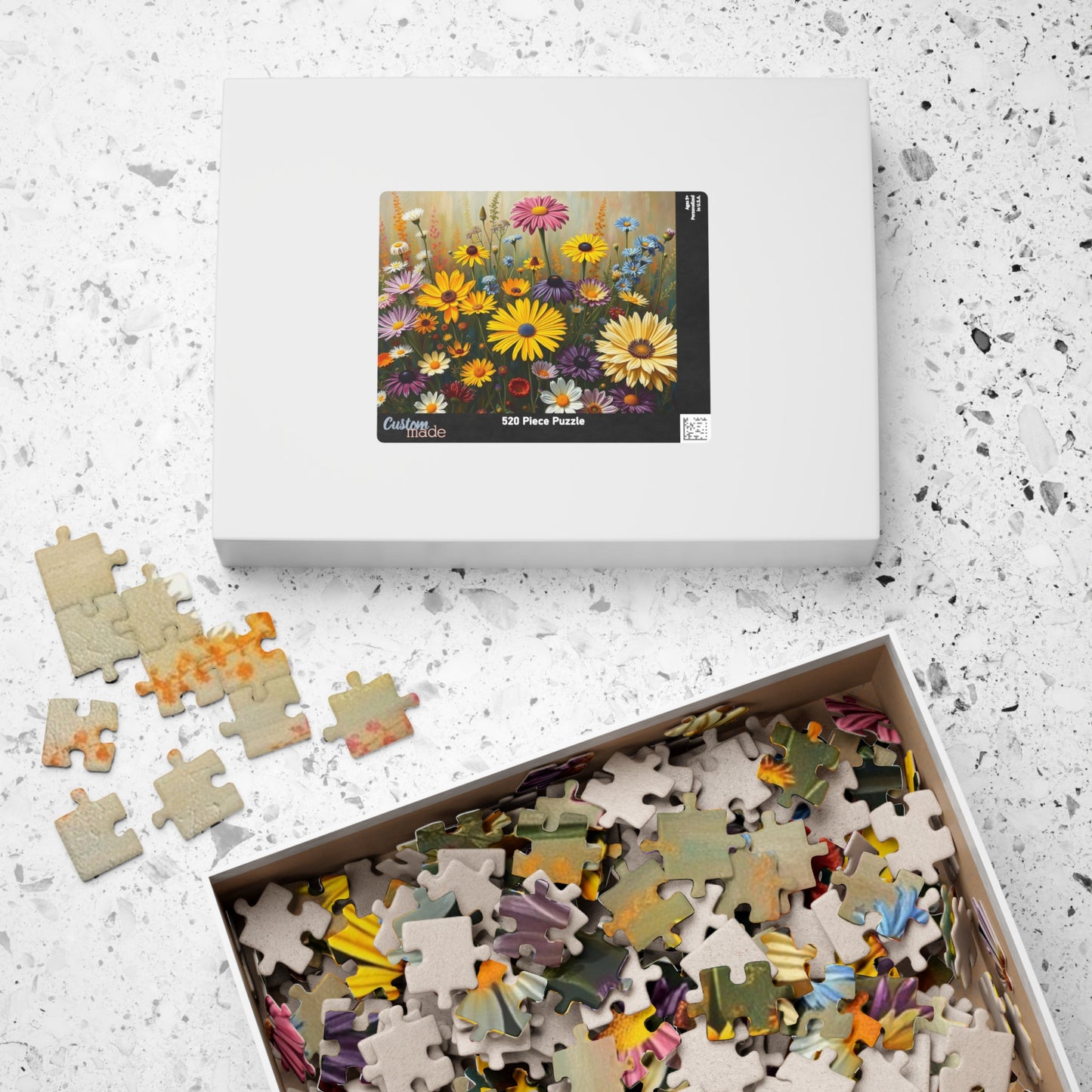 Floral Jigsaw Puzzle - Natures Bouquet, Flower Game for Adults, Nature Lover Gift, Mindful Home Activity, Game for Family Night, Puzzle Fan Puzzle The Puzzle Chest