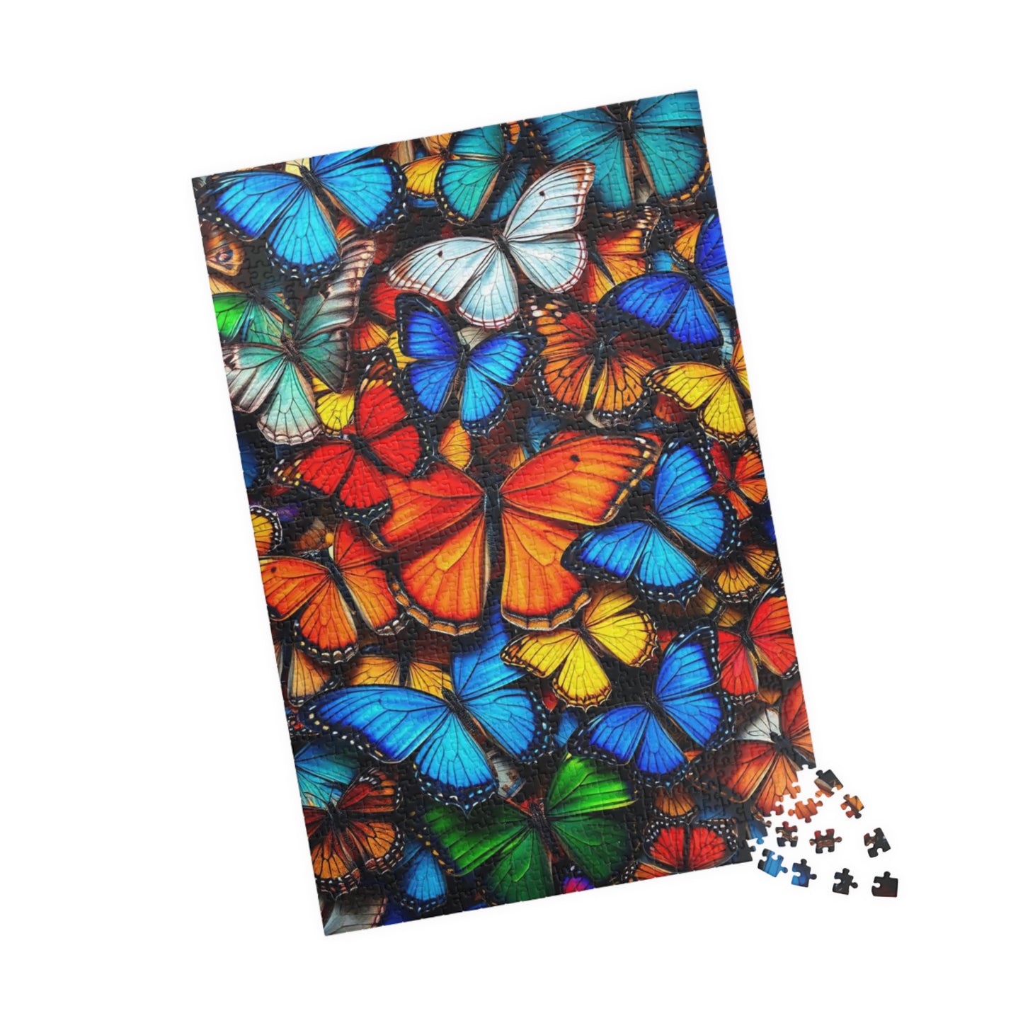 Chaotic Butterfly Collage Puzzle Jigsaw for Nature Lovers, Perfect Gift for Entomology Puzzle Lovers, Family Fun, Creative Hobby, Mental Exercise Puzzle The Puzzle Chest