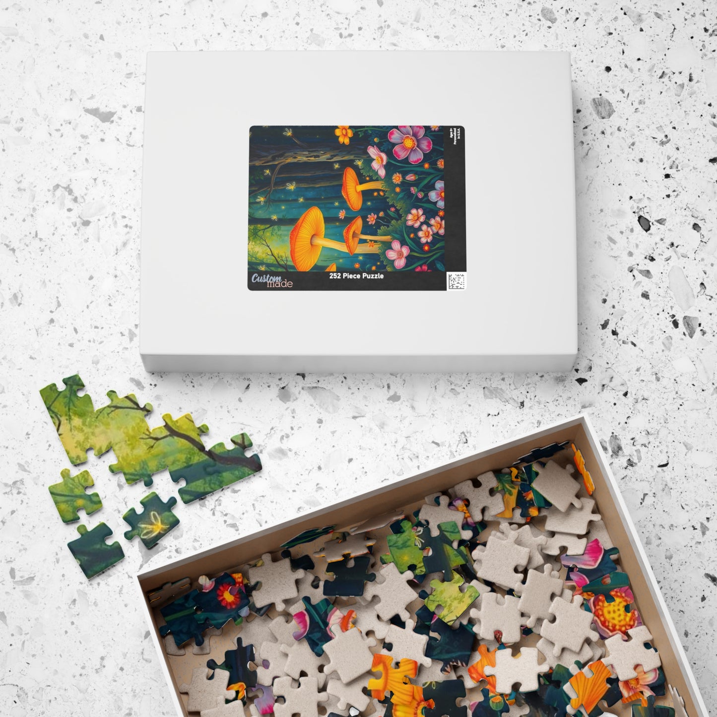 Mushroom Forest Puzzle, Nature-Themed Jigsaw Game, 110-1014 Piece Family or Solo Fun, Holiday Birthday Gift for Nature Lover, Friend Puzzle The Puzzle Chest