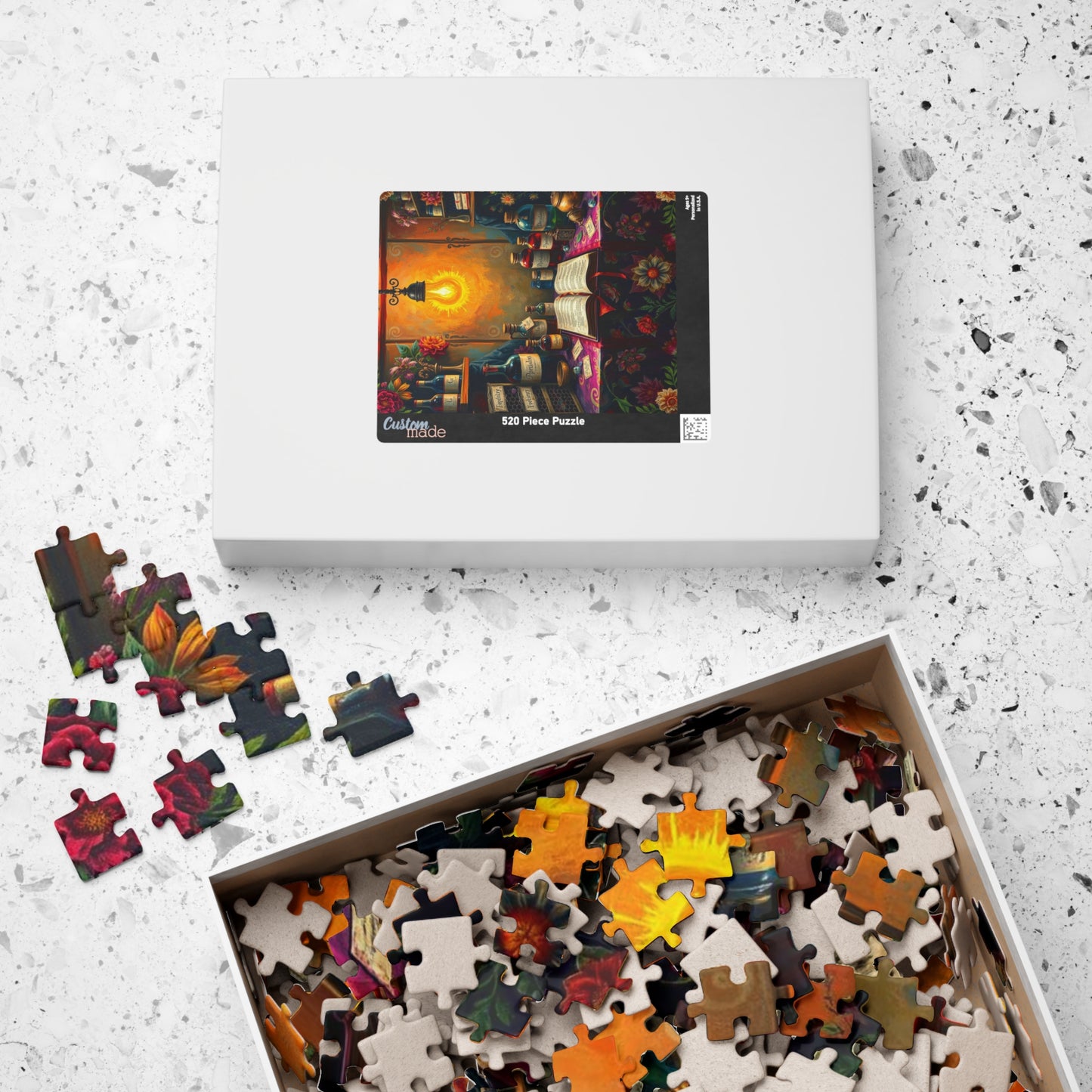 Wizards Apothecary Lab Jigsaw Puzzle, Perfect for Family Fun, Puzzle Lover Holiday Birthday Gift, Halloween Home Décor, Creative Activity