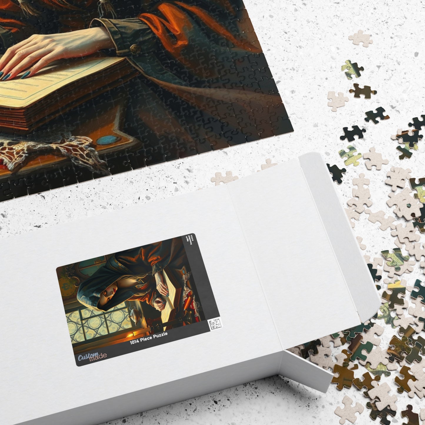 Mystical Gothic Art Puzzle, 110-1014 Piece Study Room Scene, Jigsaw Game for Relaxation, Ideal Gift for Puzzle Lovers, Entertaining Pastime Puzzle The Puzzle Chest