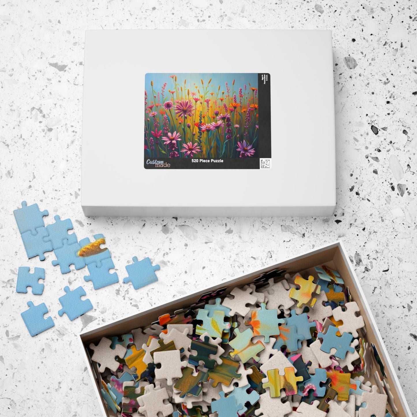 Floral Jigsaw Puzzle | Springtime Botanical Puzzle for Adults | Nature Lovers Gift, Family or Solo Fun, Mindfulness Activity, Game Night Puzzle The Puzzle Chest