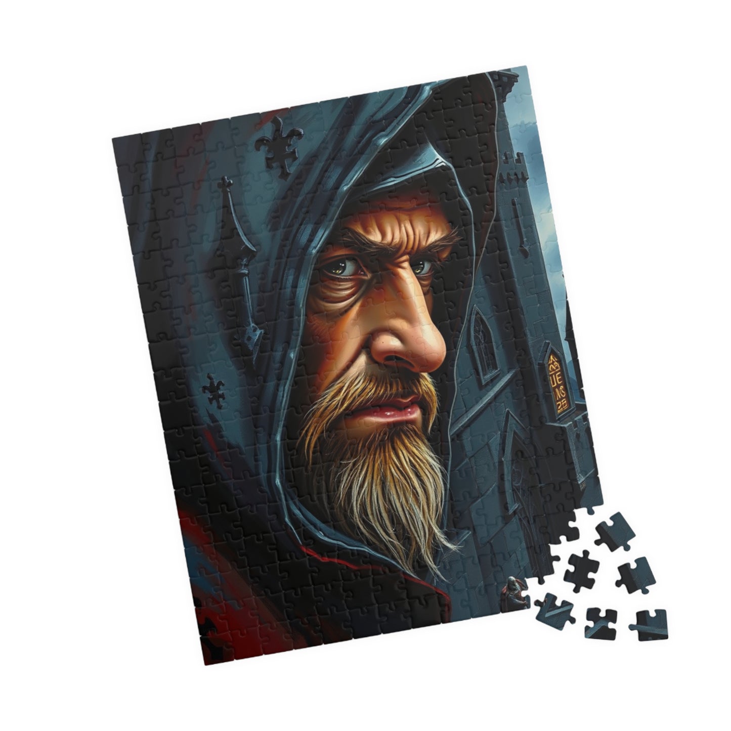 Mystical Wizard Puzzle - Enigmatic Art for Puzzle Lovers, Unique Gift for Adults, Fantasy Decor, Family Fun, Brain Teaser, Holiday Activity Puzzle The Puzzle Chest