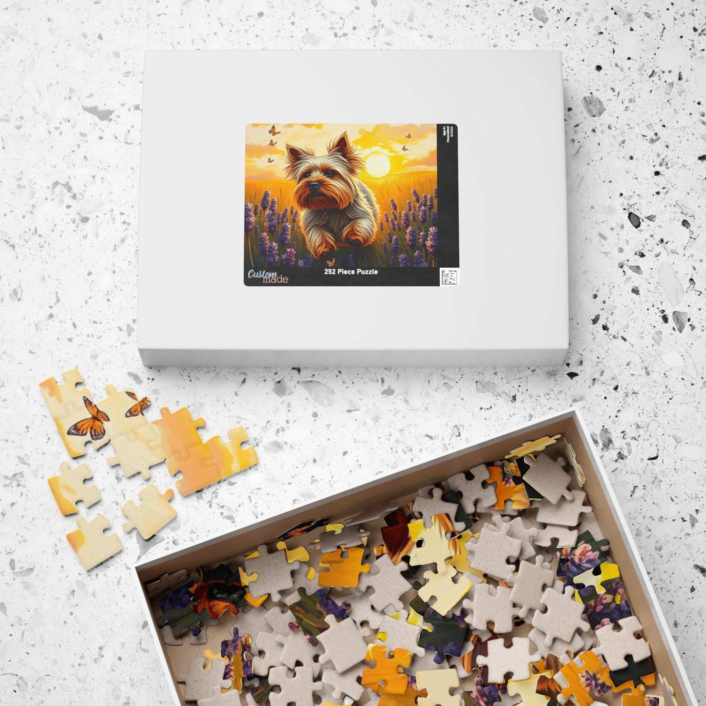 Dog Lover's Jigsaw Puzzle - Game with Yorkshire Terrier, Family Activity Perfect Birthday Holiday Gift for Animal Lover and Pet Enthusiast Puzzle The Puzzle Chest