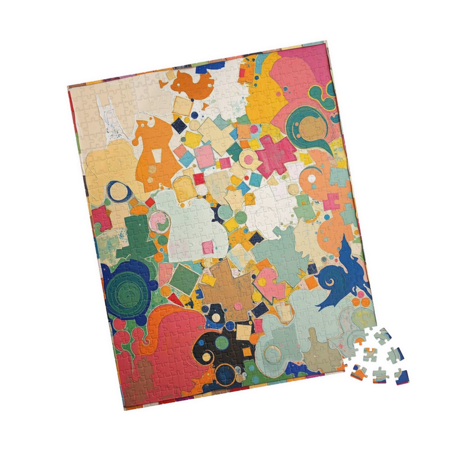 Colorful Abstract Jigsaw Puzzle for Unique Adult Gift Puzzle The Puzzle Chest