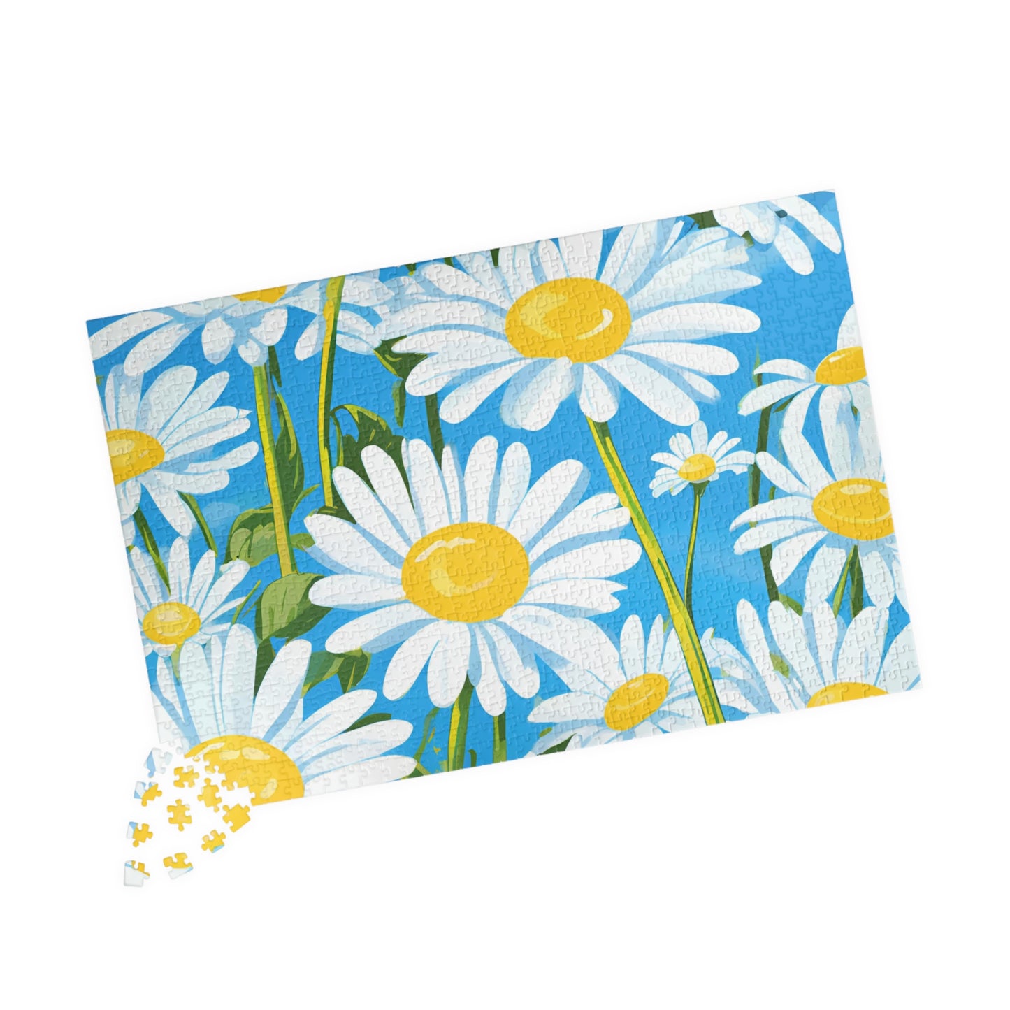 Daisy Delight Jigsaw Puzzle for Adults, Floral Jigsaw for Relaxing Days, Gift for Nature Lovers, Family Game Night, Fun Indoor Activity Puzzle The Puzzle Chest